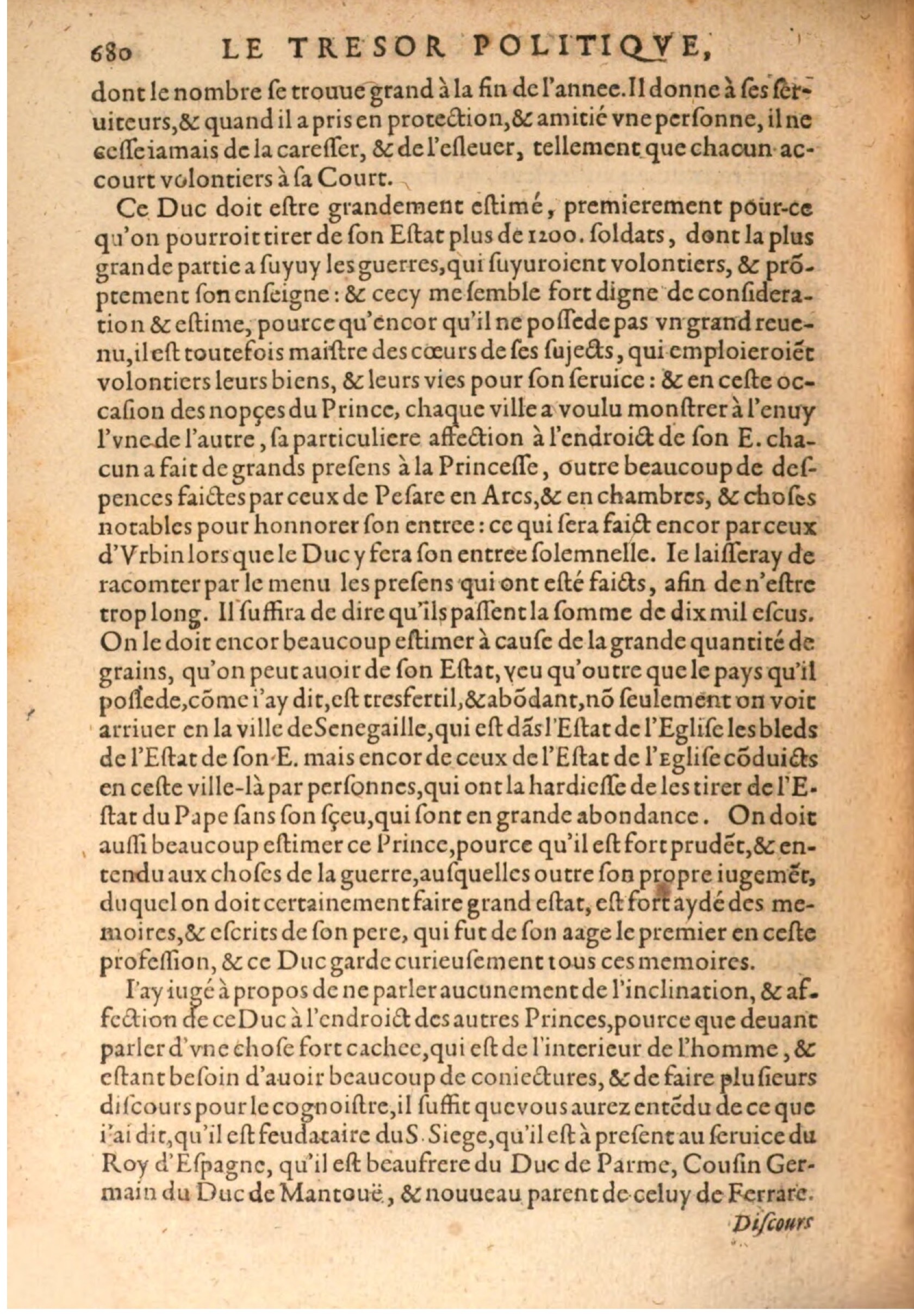 1608 - Pierre Chevalier - Trésor politique - BSB Munich