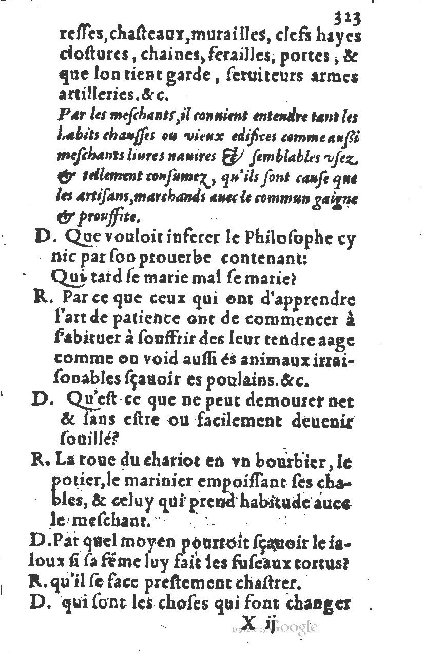 1581 - Nicolas Bonfons  - Trésor des sentences dorées - Princeton