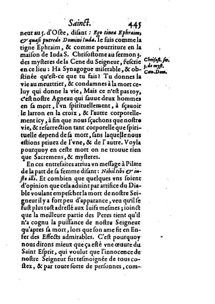 1607 - Nicolas Du Fossé - Trésor quadragésimal - T 02 - BM Lyon