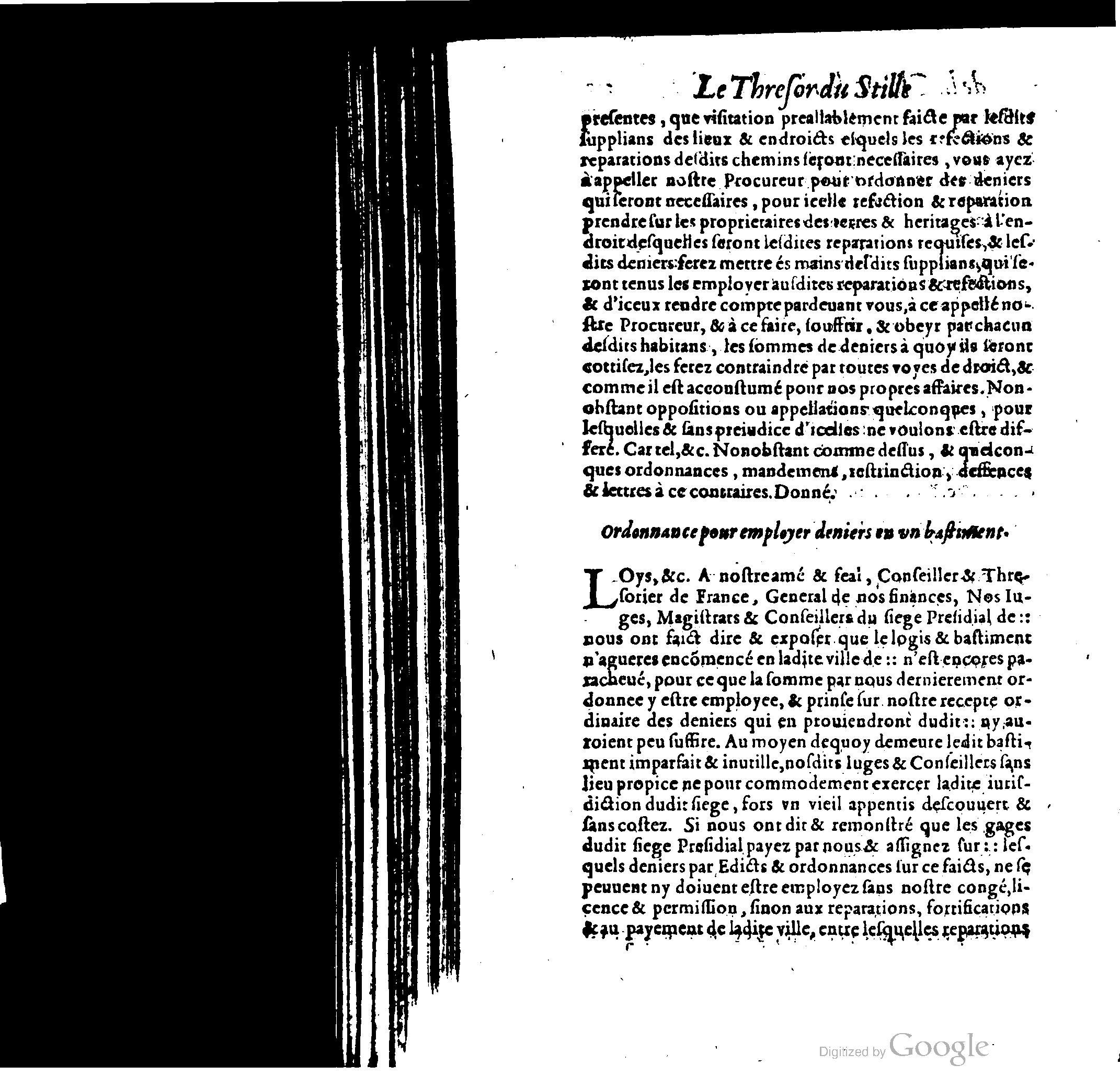 1614 - Jean Richer - Trésor du nouveau style et protocole de la chancellerie de France - BSB Munich