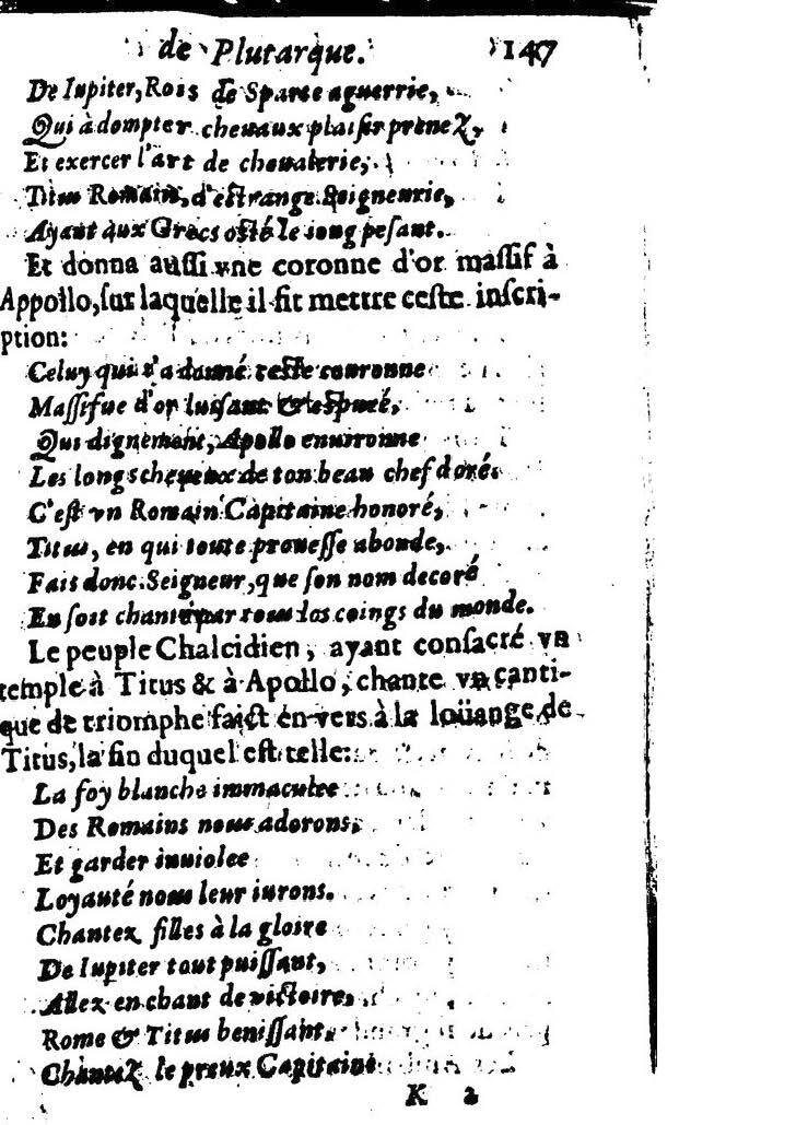 1611 - Pierre Rigaud - Trésor des vies de Plutarque - BM Lyon