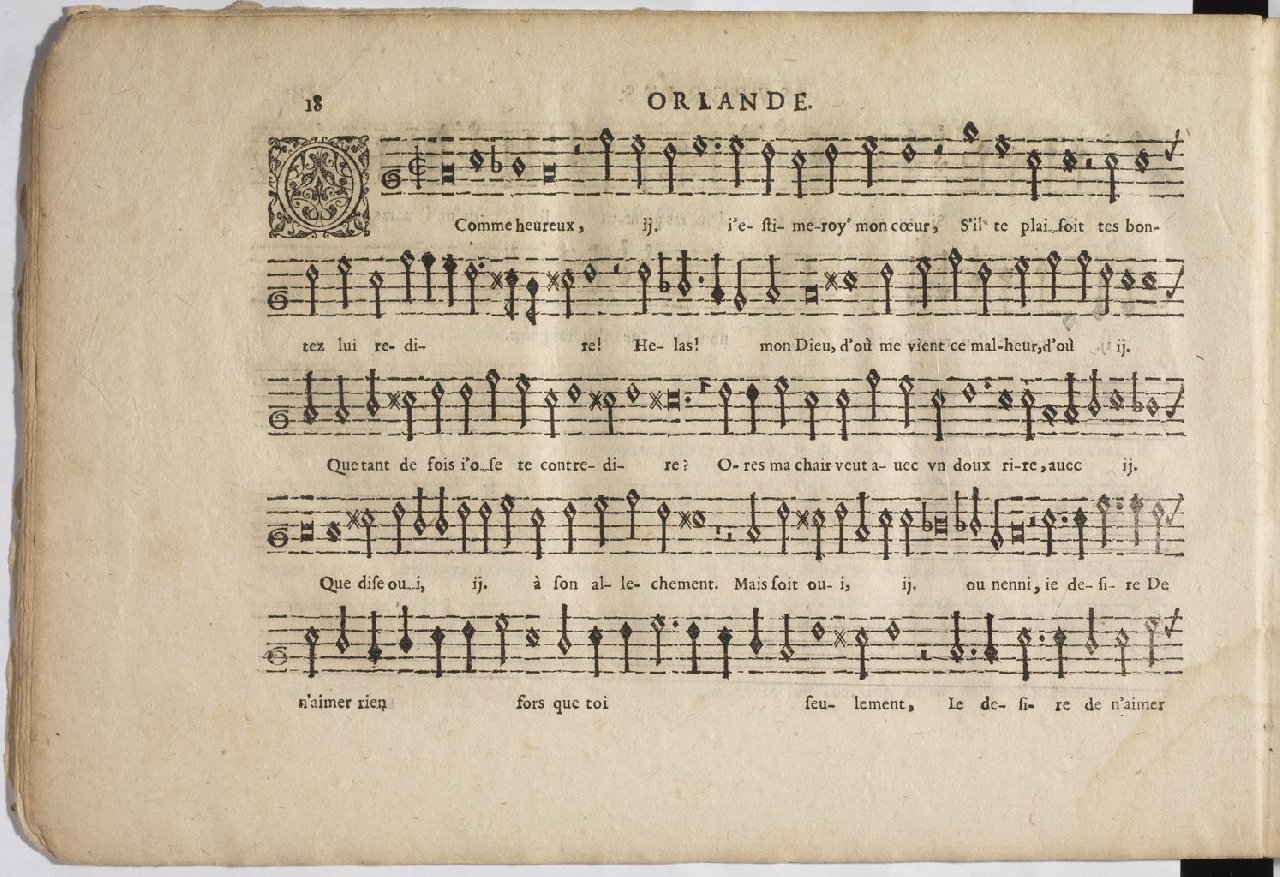 1594 - Paul Marceau - Trésor de musique d&#039;Orlande de Lassus, Superius, Bassus, Tenor, Quinta pars - BnF