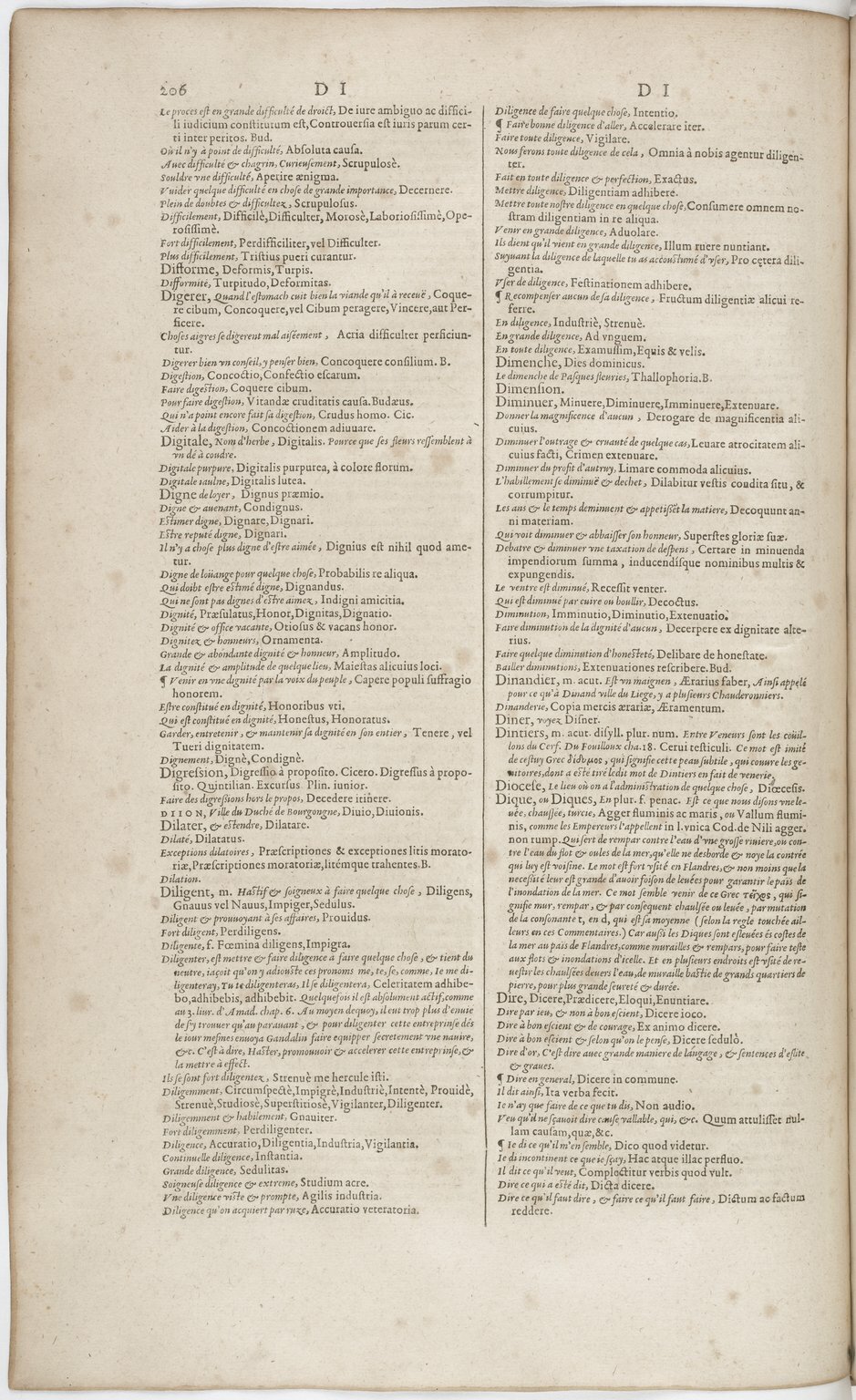 1606 - David Douceur - Trésor de la langue française - BnF