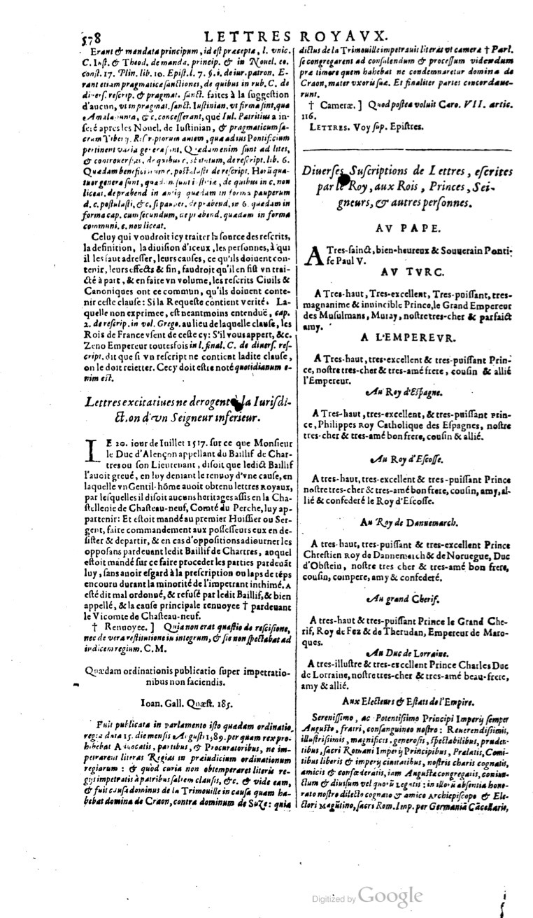 1629 - Veuve Nicolas Buon - Trésor du droit français (29620 T. 2) - BM Lyon