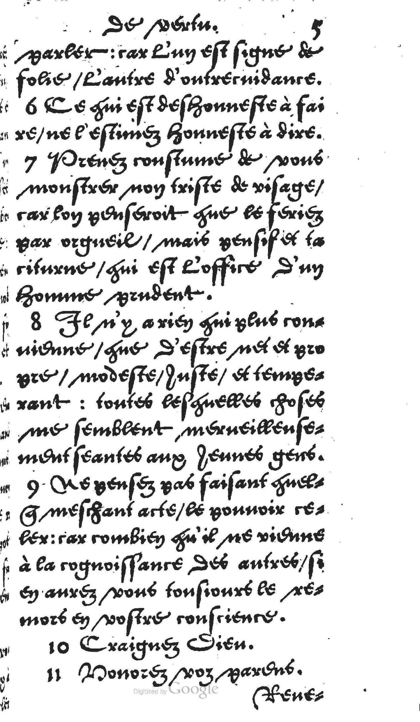 1560 - Jean Bellère - Trésor de vertu - Det Kongelige Bibliotek 1560 - Jean Bellère - Trésor de vertu - Det Kongelige Bibliotek