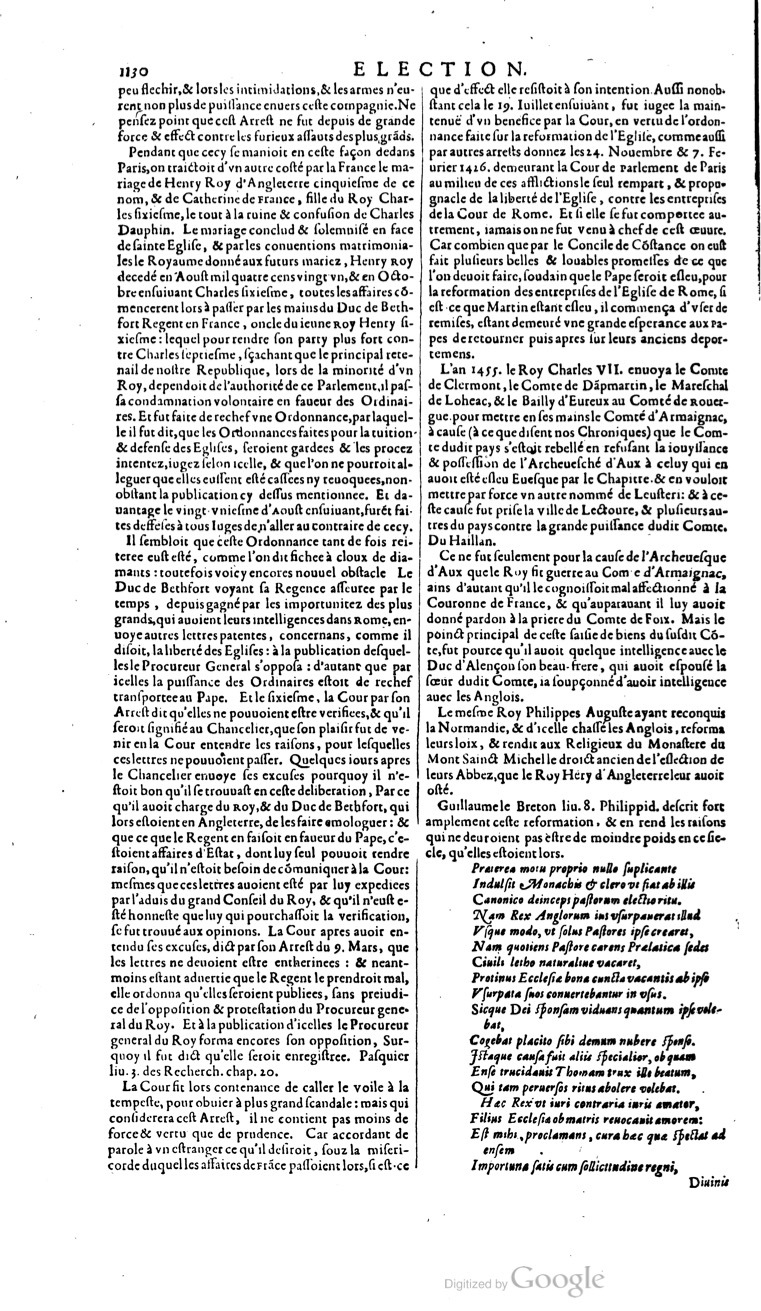 1629 - Veuve Nicolas Buon - Trésor du droit français (21754 T. 1) - BM Lyon