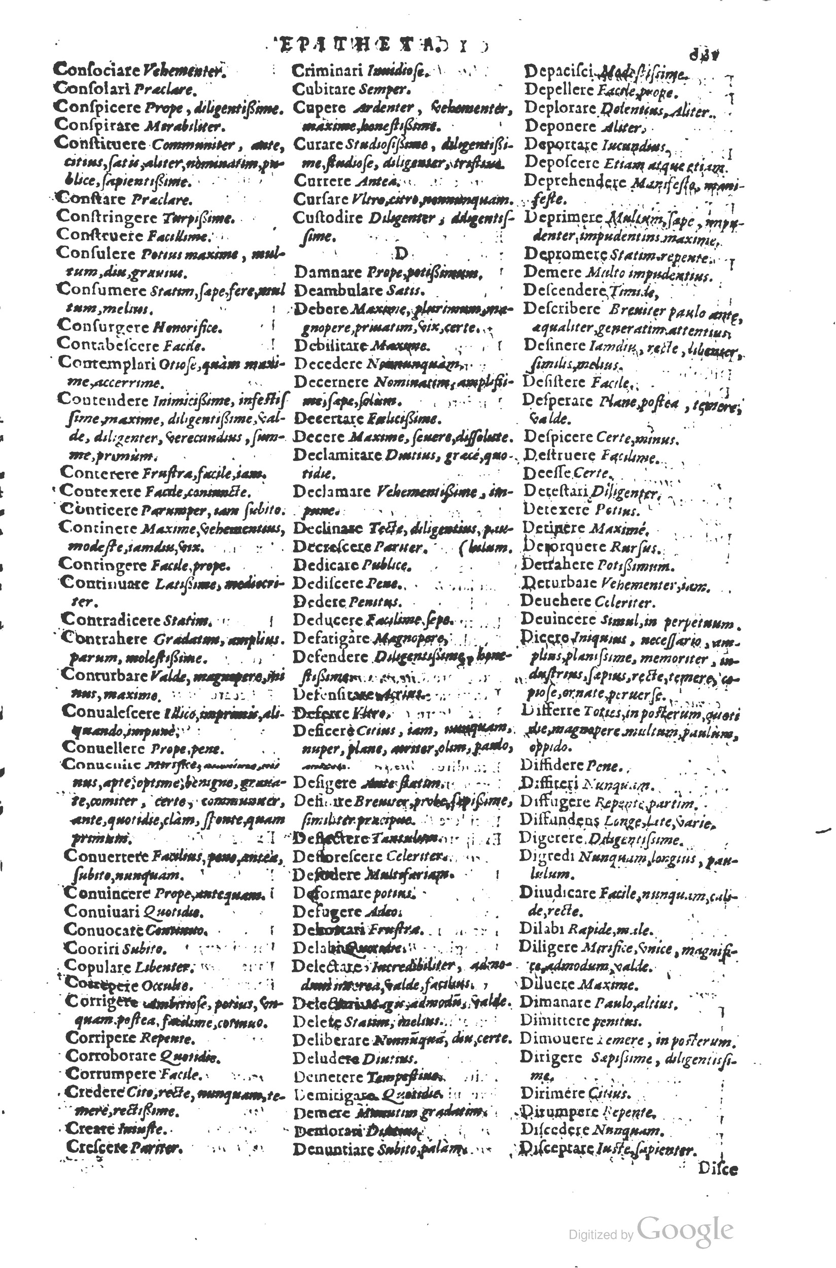 1578 - Louis Cloquemin - Trésor des mots et traits français - BSB Munich