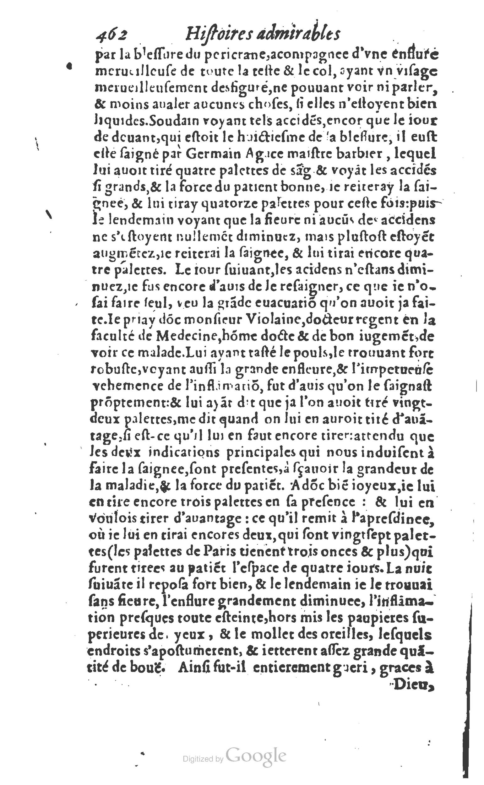 1610 - Paul Marceau - Trésor d’histoires admirables et mémorables - Princeton