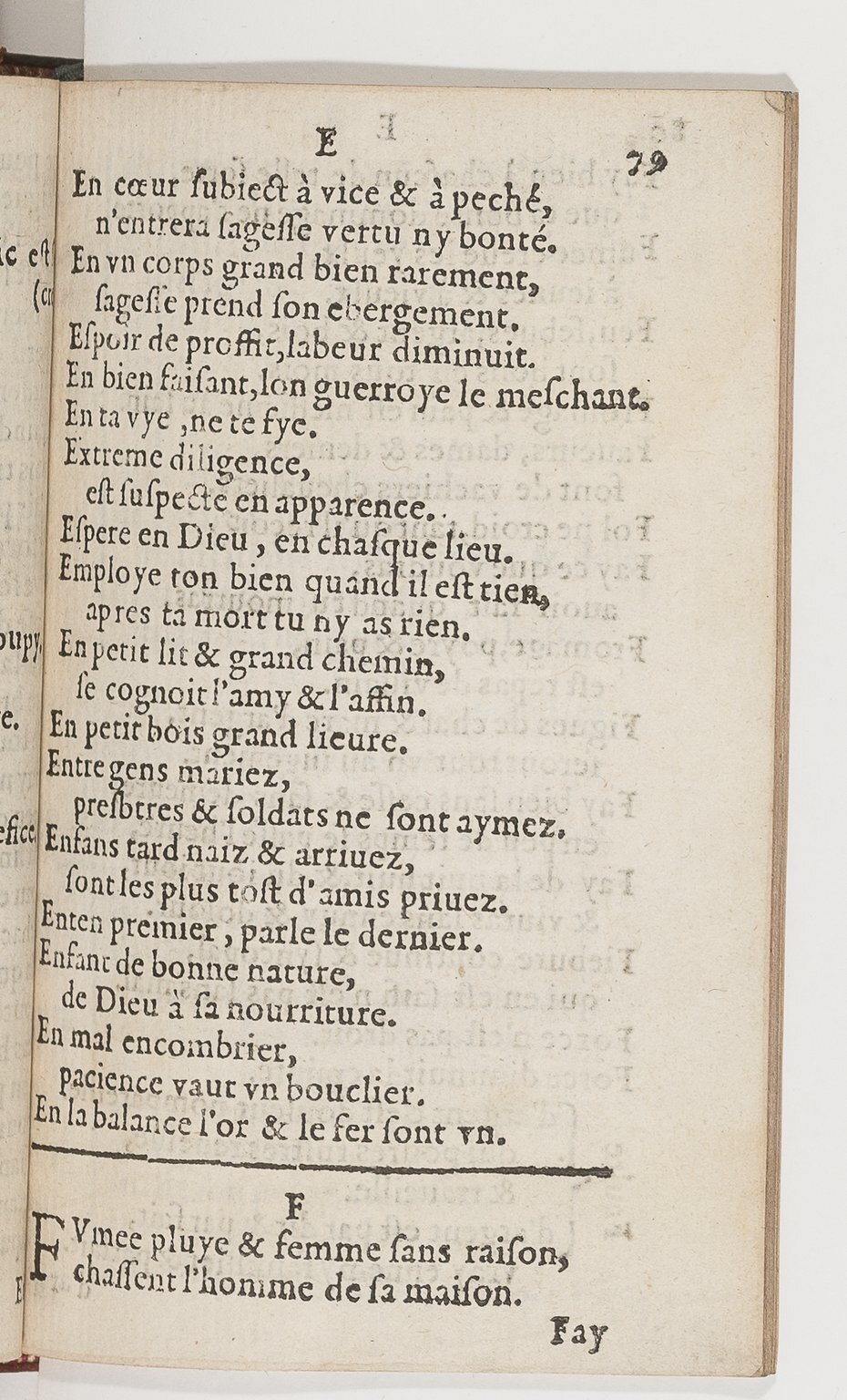 1577 - Jean d’Ogerolles - Trésor de sentences dorées - BnF Arsenal