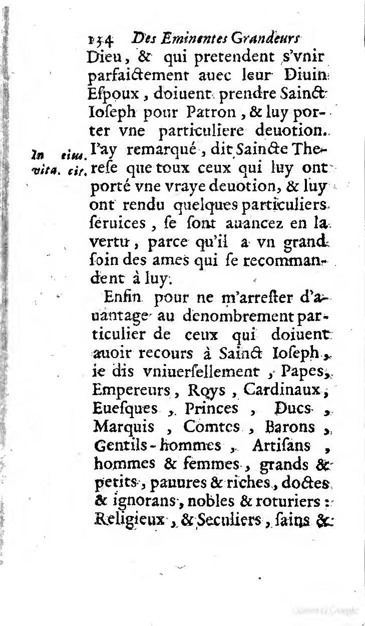 1646 - Jean Piot - Trésor inestimable de Saint-Joseph - BNC Rome