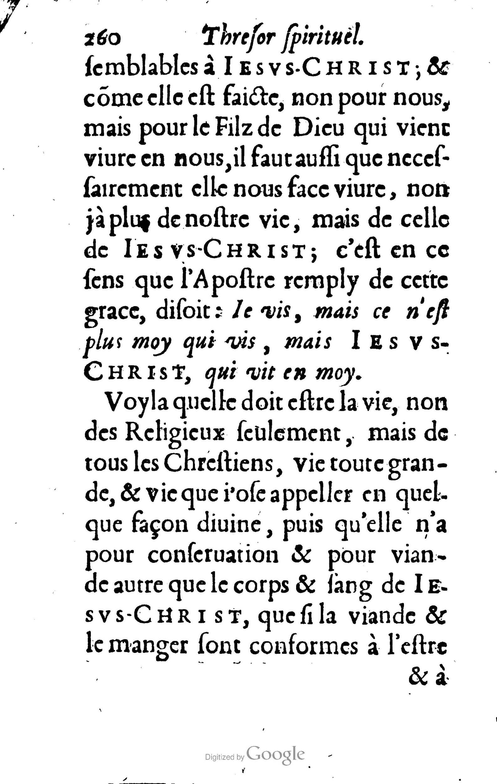 1633 - François Waudré - Trésor spirituel contenant les excellences du christianisme - BM Lyon