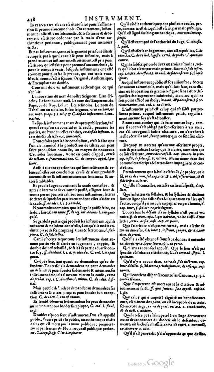 1629 - Veuve Nicolas Buon - Trésor du droit français (21754 T. 2) - BM Lyon