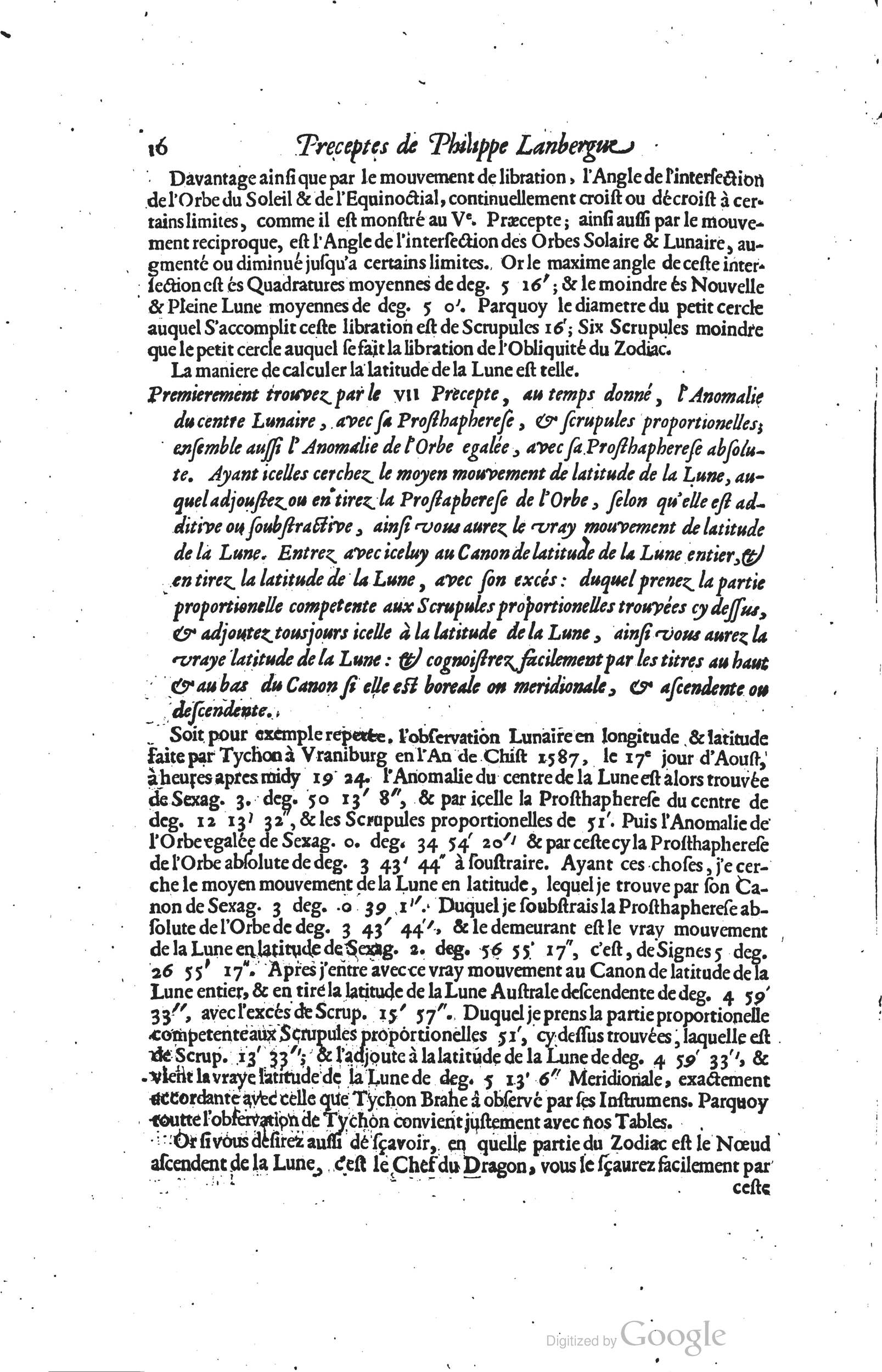 1634 - Zacharie Roman - Les Tables perpétuelles - Universiteit Leiden