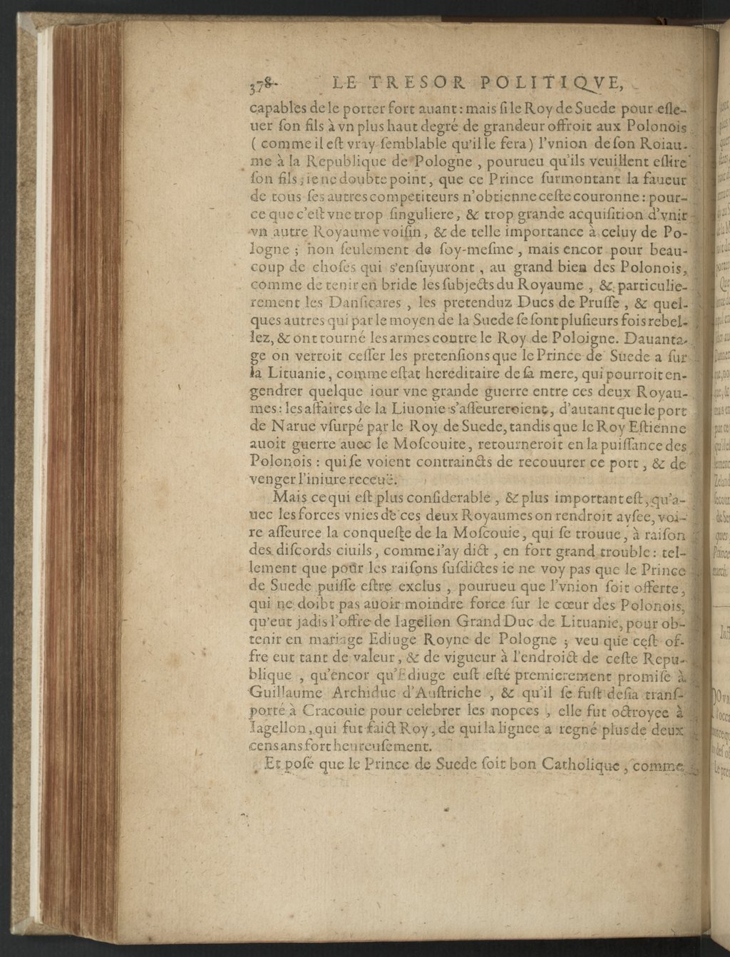 1608 - Nicolas Du Fossé - Trésor politique - BnF Tolbiac