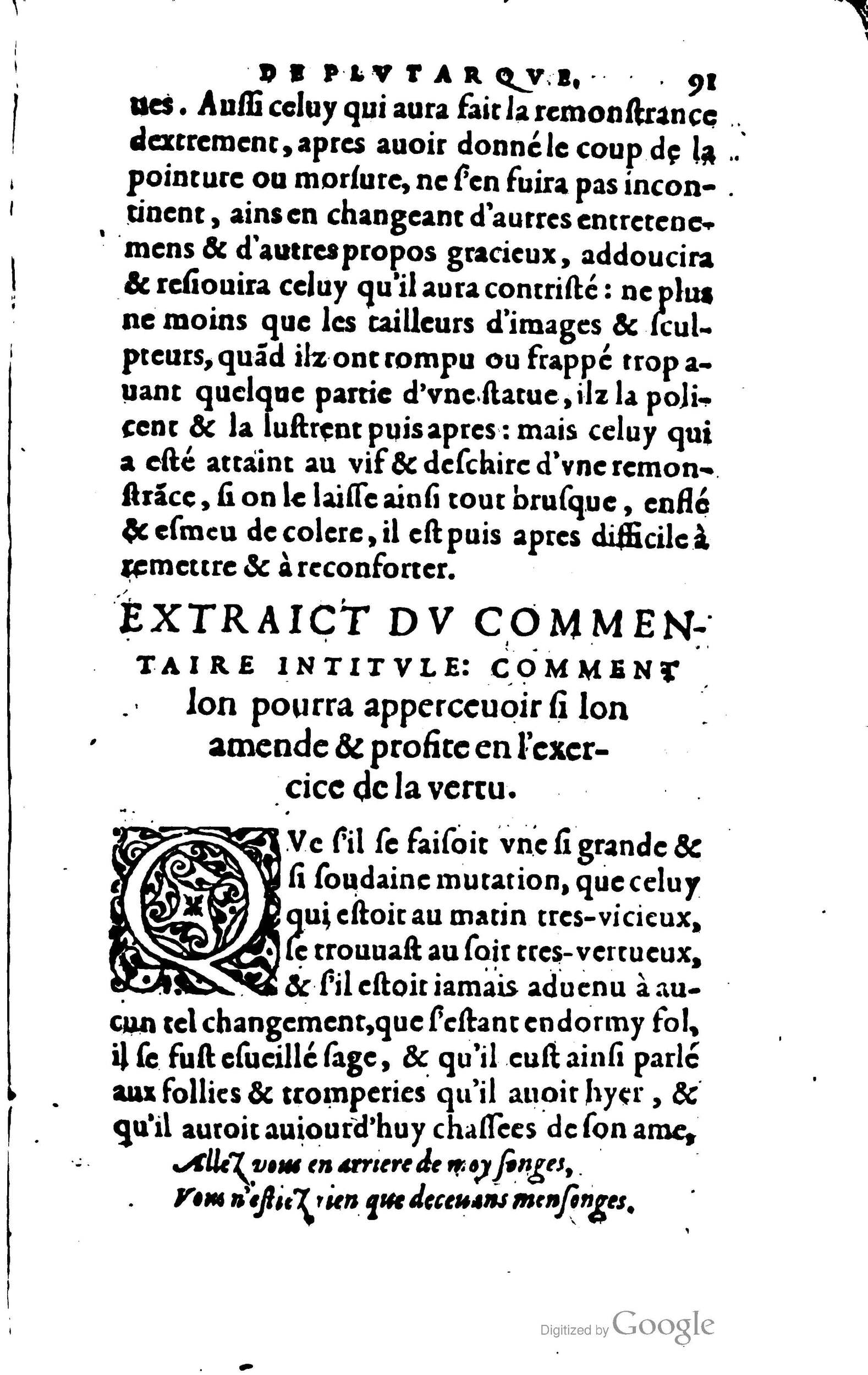 1578 - Jean Poupy - Trésor des morales de Plutarque - BSB Munich