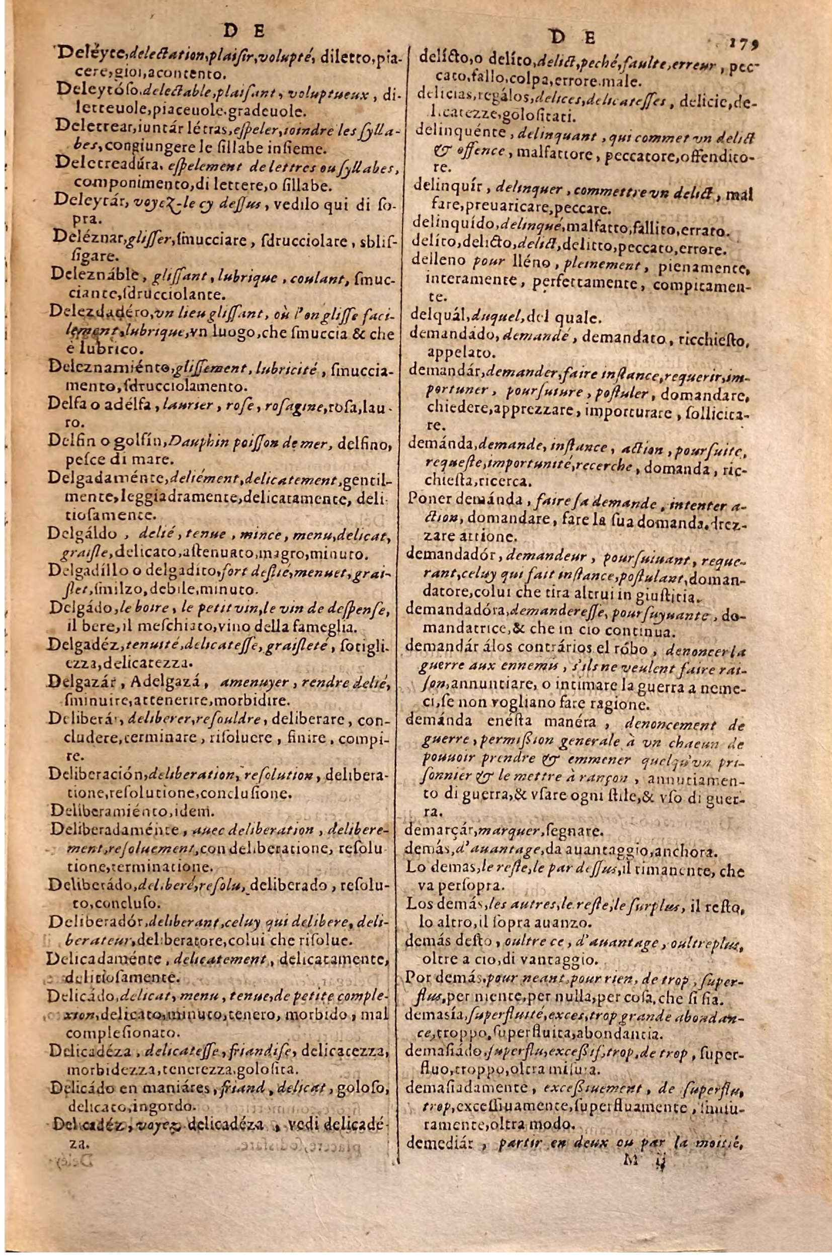 1627 - Jacques Crespin - Trésor des trois langues - Regensburg