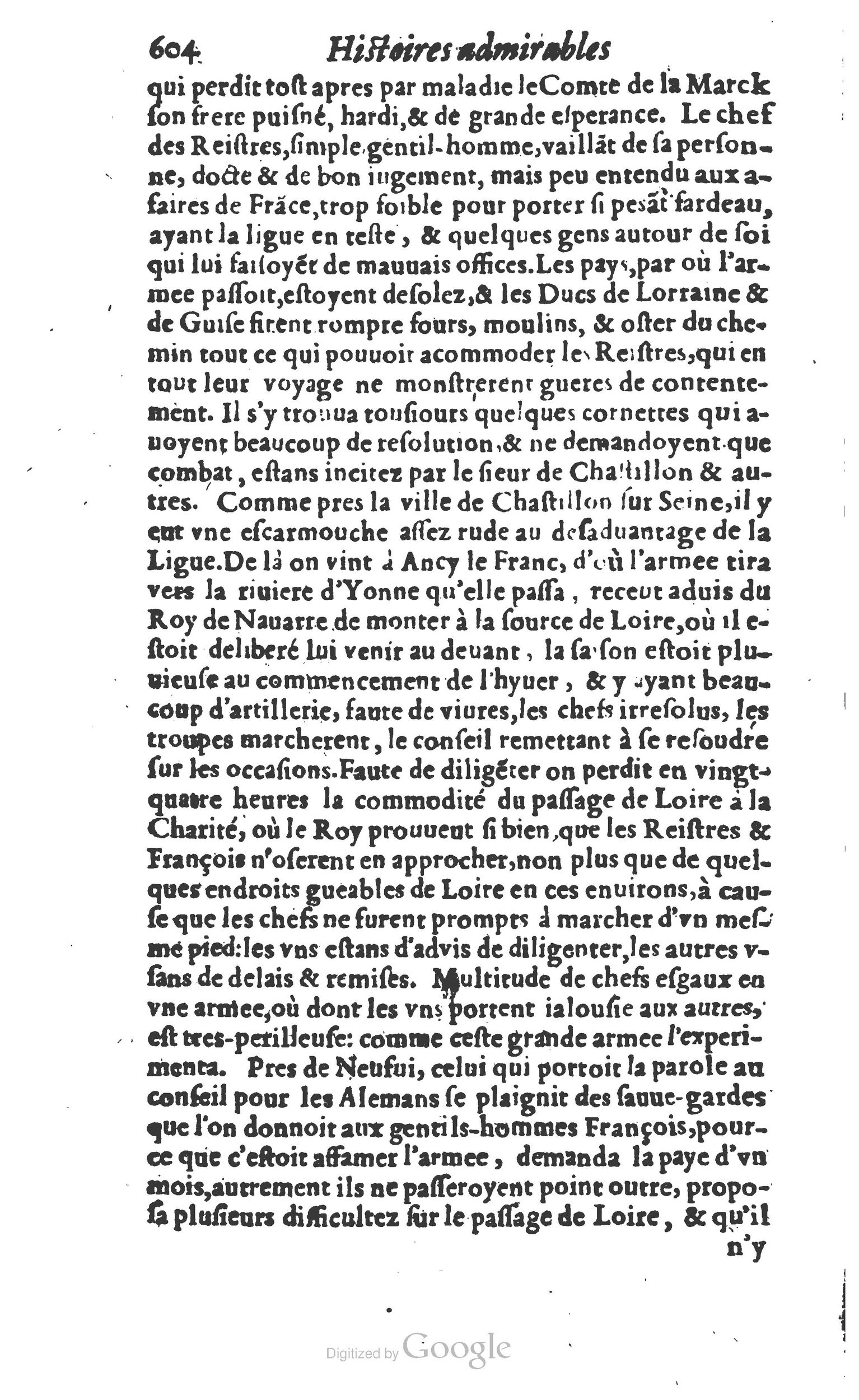 1610 - Paul Marceau - Trésor d’histoires admirables et mémorables - Princeton