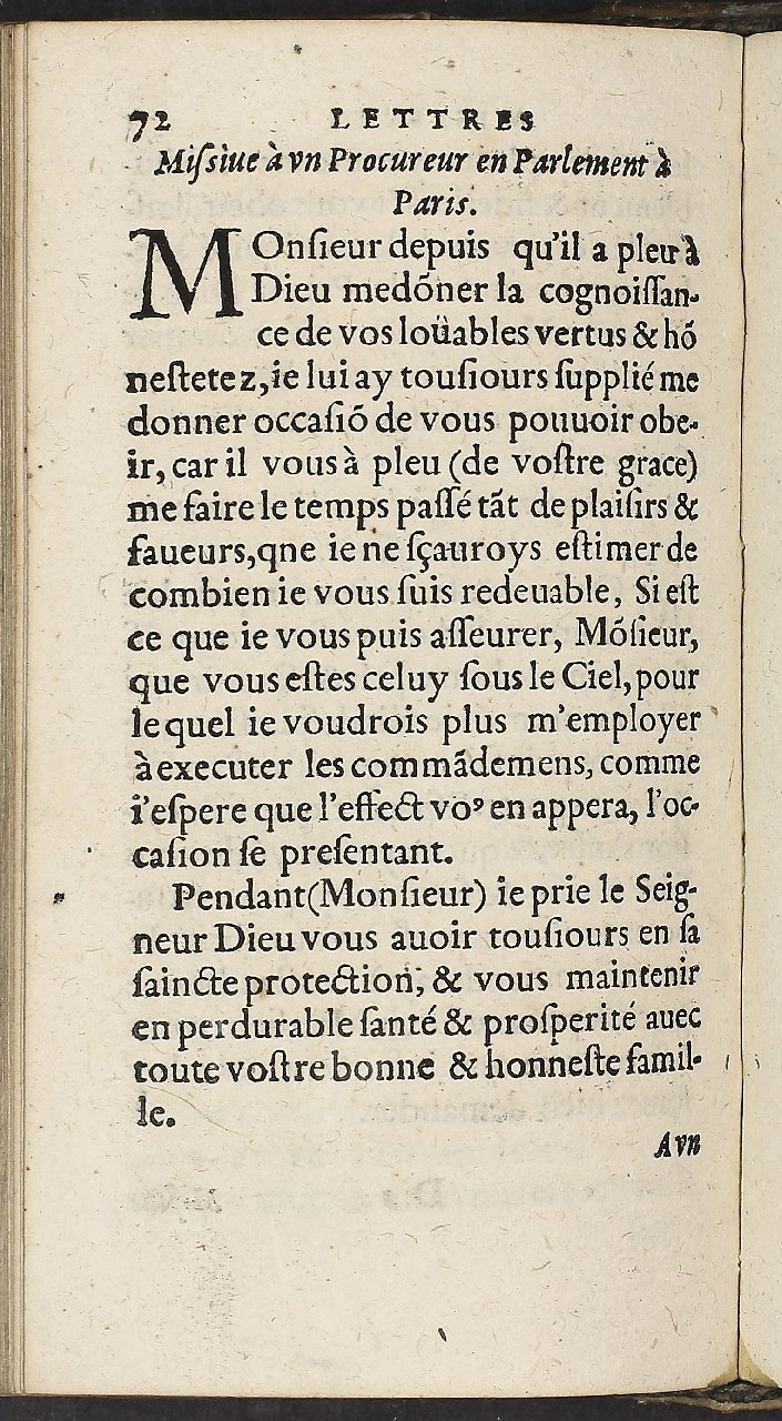 1597 - Jean Osmont - Trésor des secrétaires - Brno