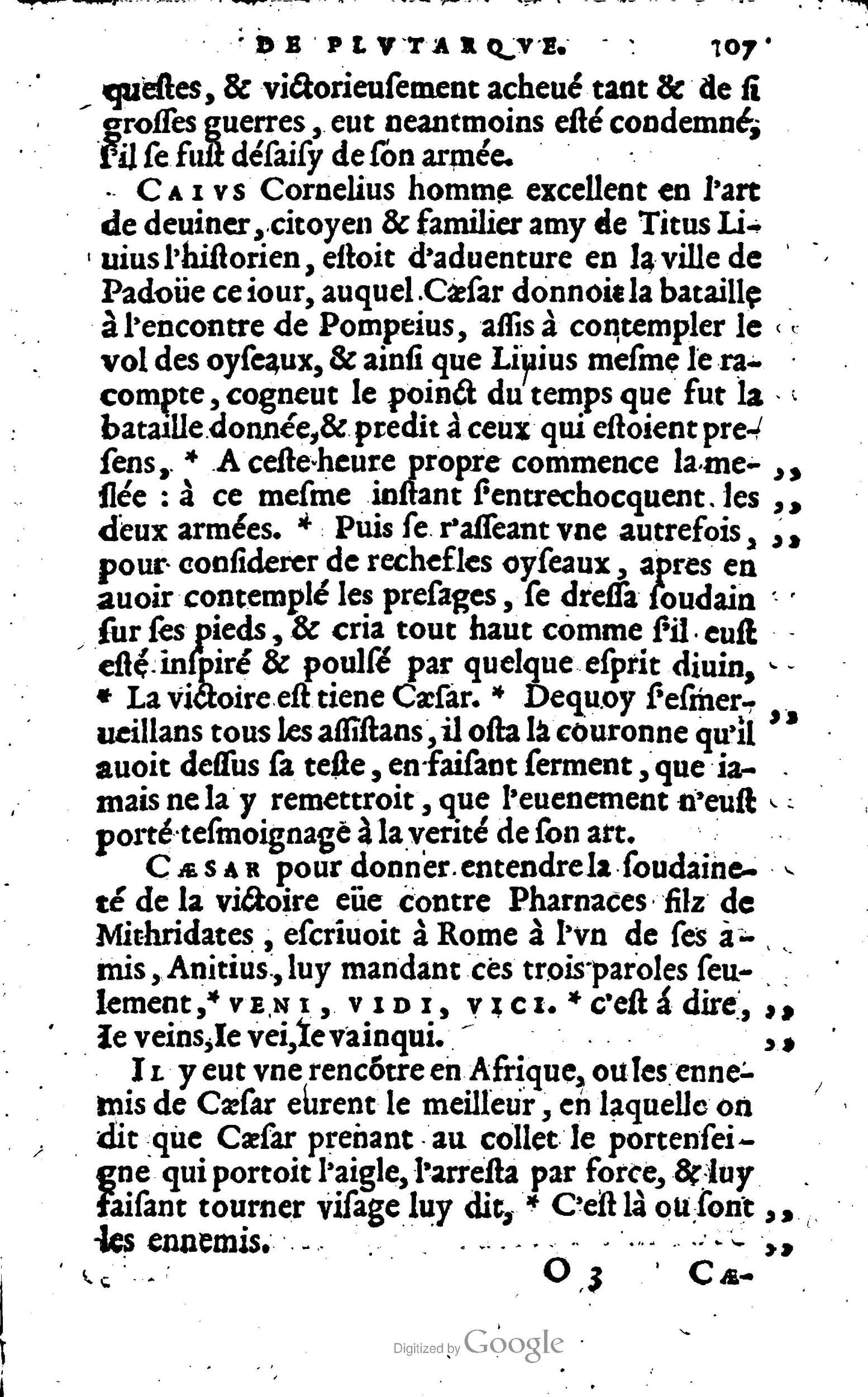 1568 - Willem Silvius - Trésor des vies de Plutarque - Anvers Plantin-Moretus