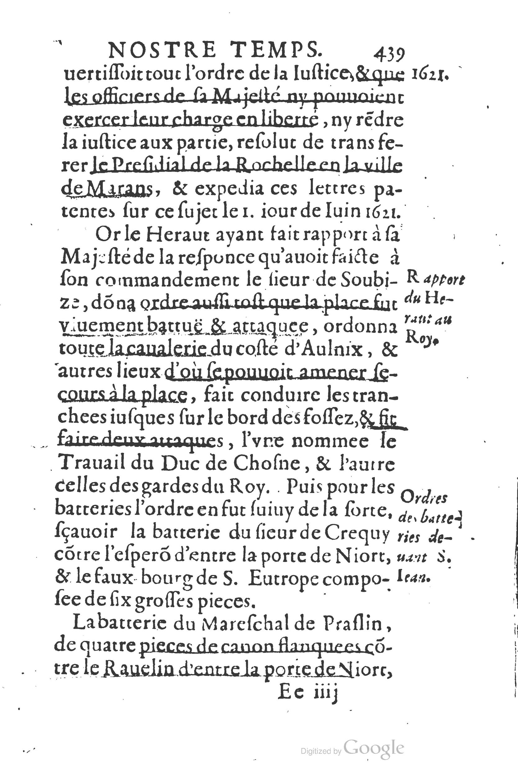 1626 - Joseph Bouillerot - Trésor de l’histoire générale de notre temps - BSB Munich