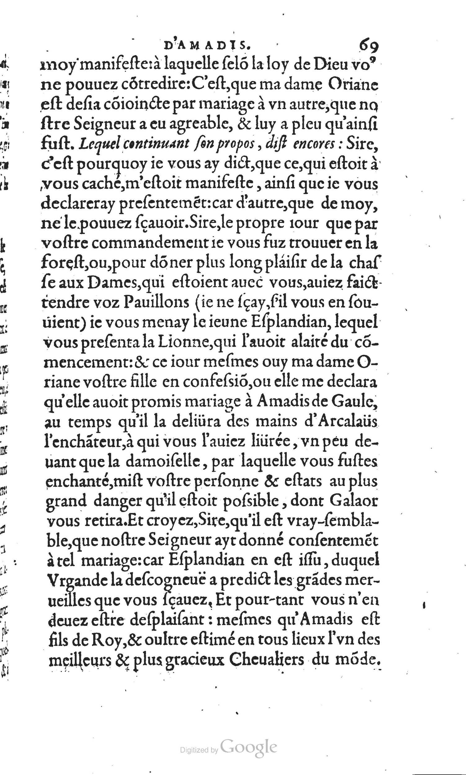 1560 - Vincent Sertenas et Gilles Robinot - Trésor des Amadis - British Library