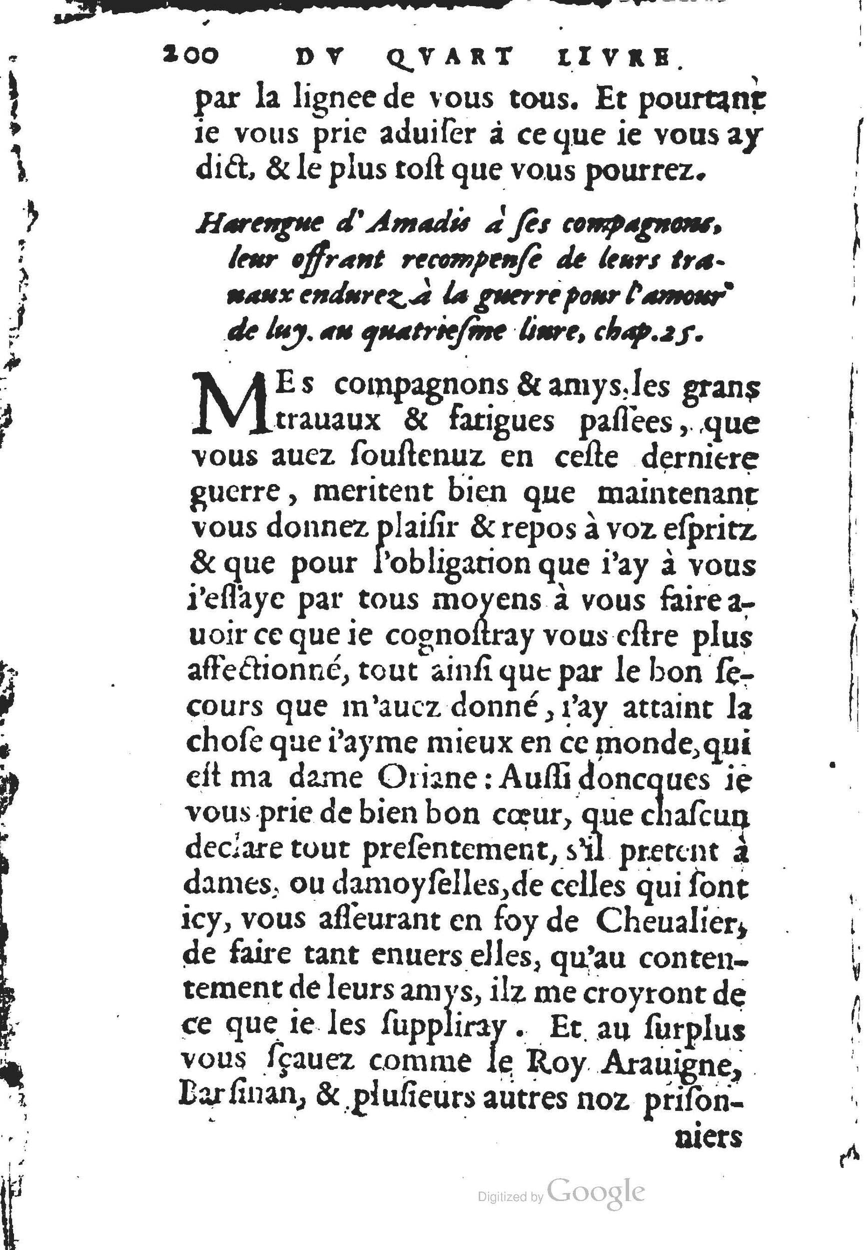 1560 - Jean d’Ogerolles et Gabriel Cotier Lyon - Trésor des Amadis - BSB Munich