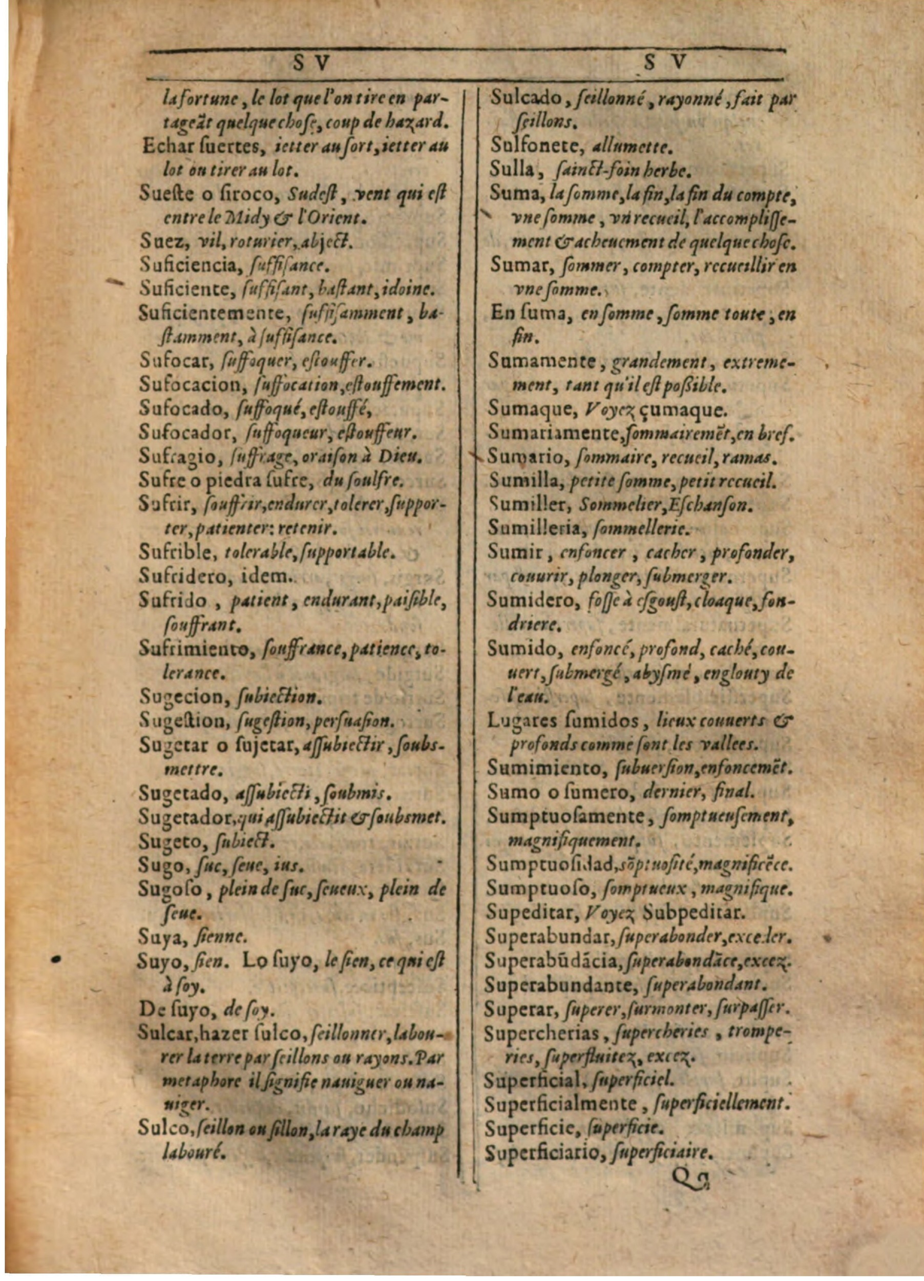 1607 - Marc Orry - Trésor des deux langues espagnole et française (Première partie) - BSB Munich 1607 - Marc Orry - Trésor des deux langues espagnole et française (Première partie) - BSB Munich