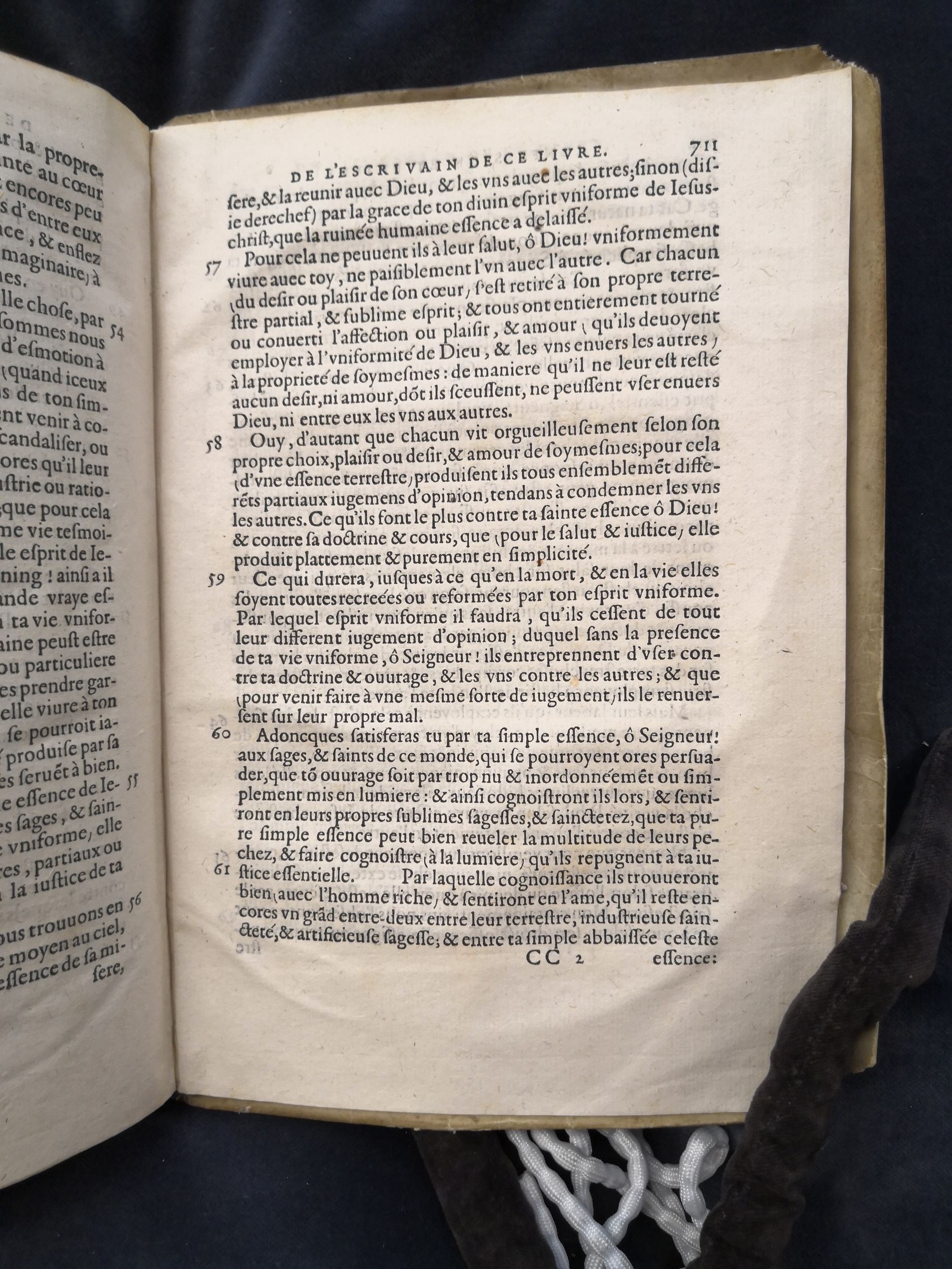 1581c. - Christophe Plantin - Le Livre des témoignages du Trésor caché au champ - Anvers Musée Plantin-Moretus