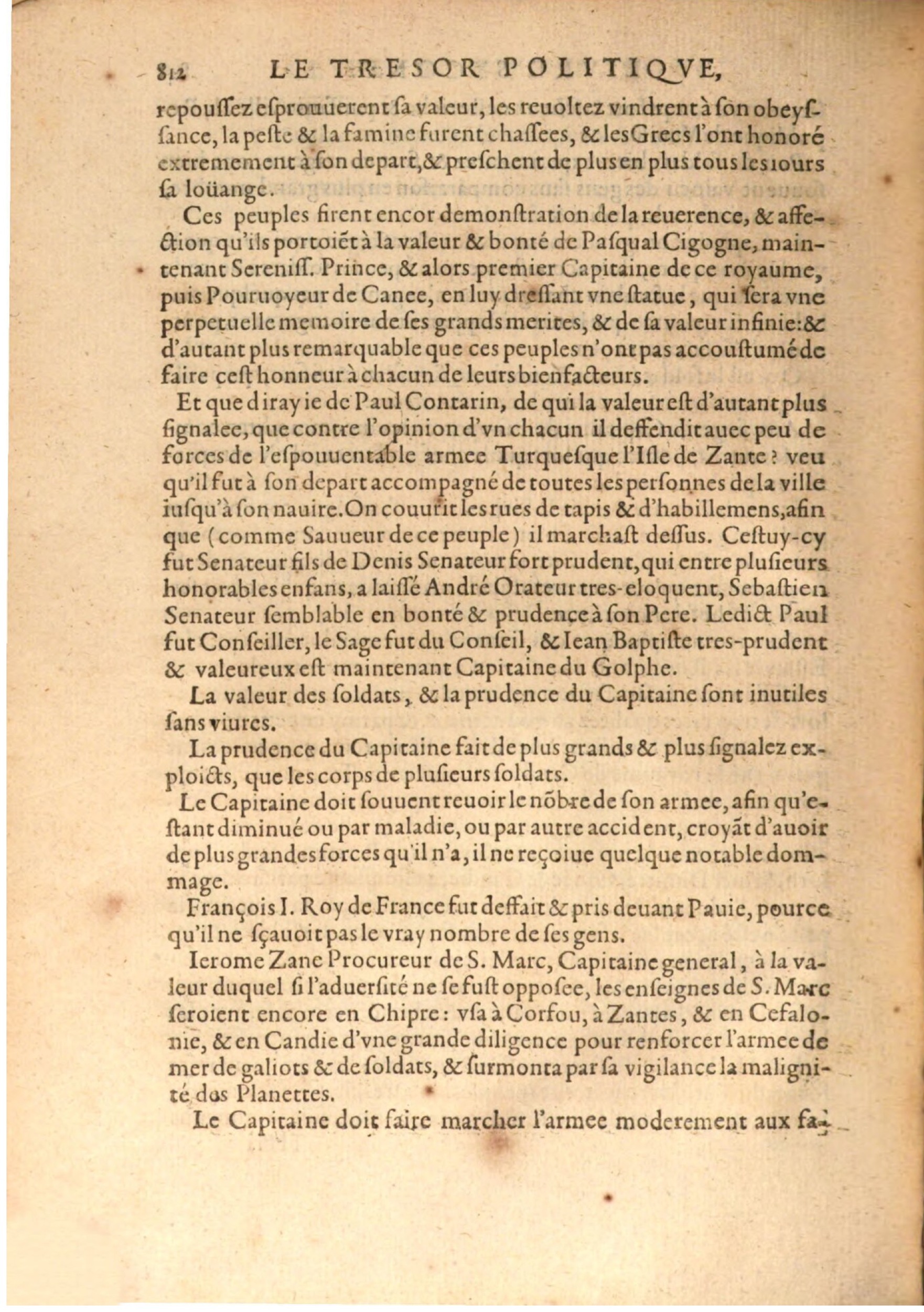 1608 - Nicolas Du Fossé - Trésor politique - BSB Munich