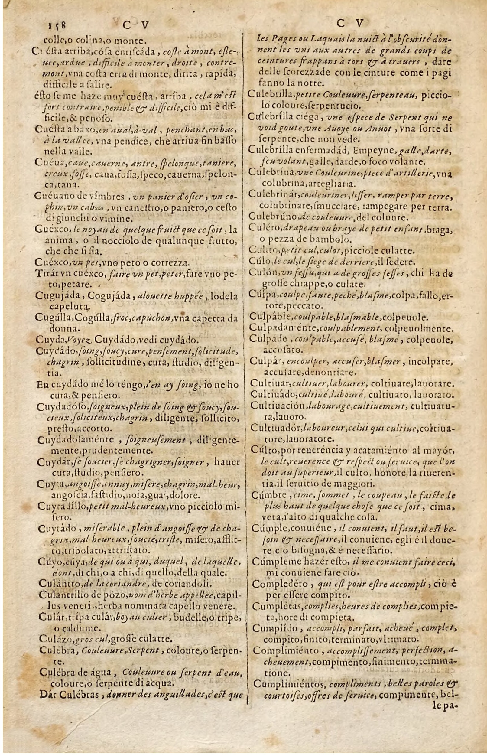 1627 - Jacques Crespin - Trésor des trois langues - Regensburg