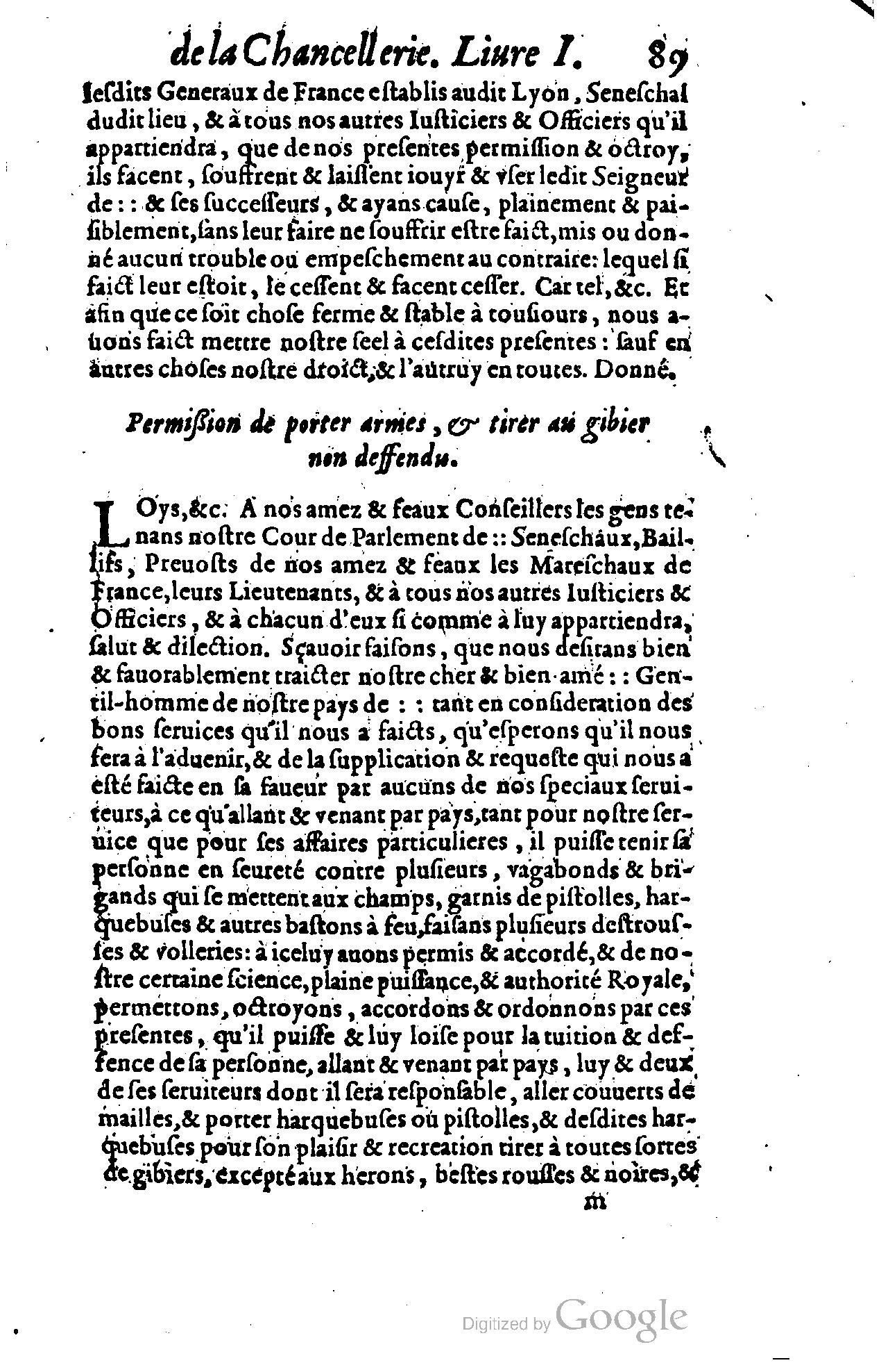 1614 - Jean Richer - Trésor du nouveau style et protocole de la chancellerie de France - BSB Munich