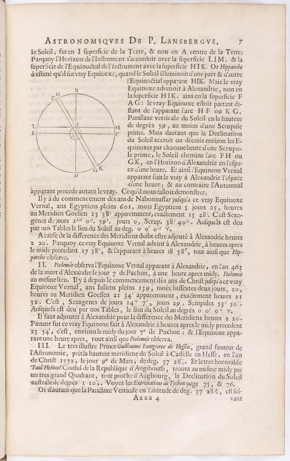 1634 - Zacharie Roman - Les Tables perpétuelles - BnF Arsenal