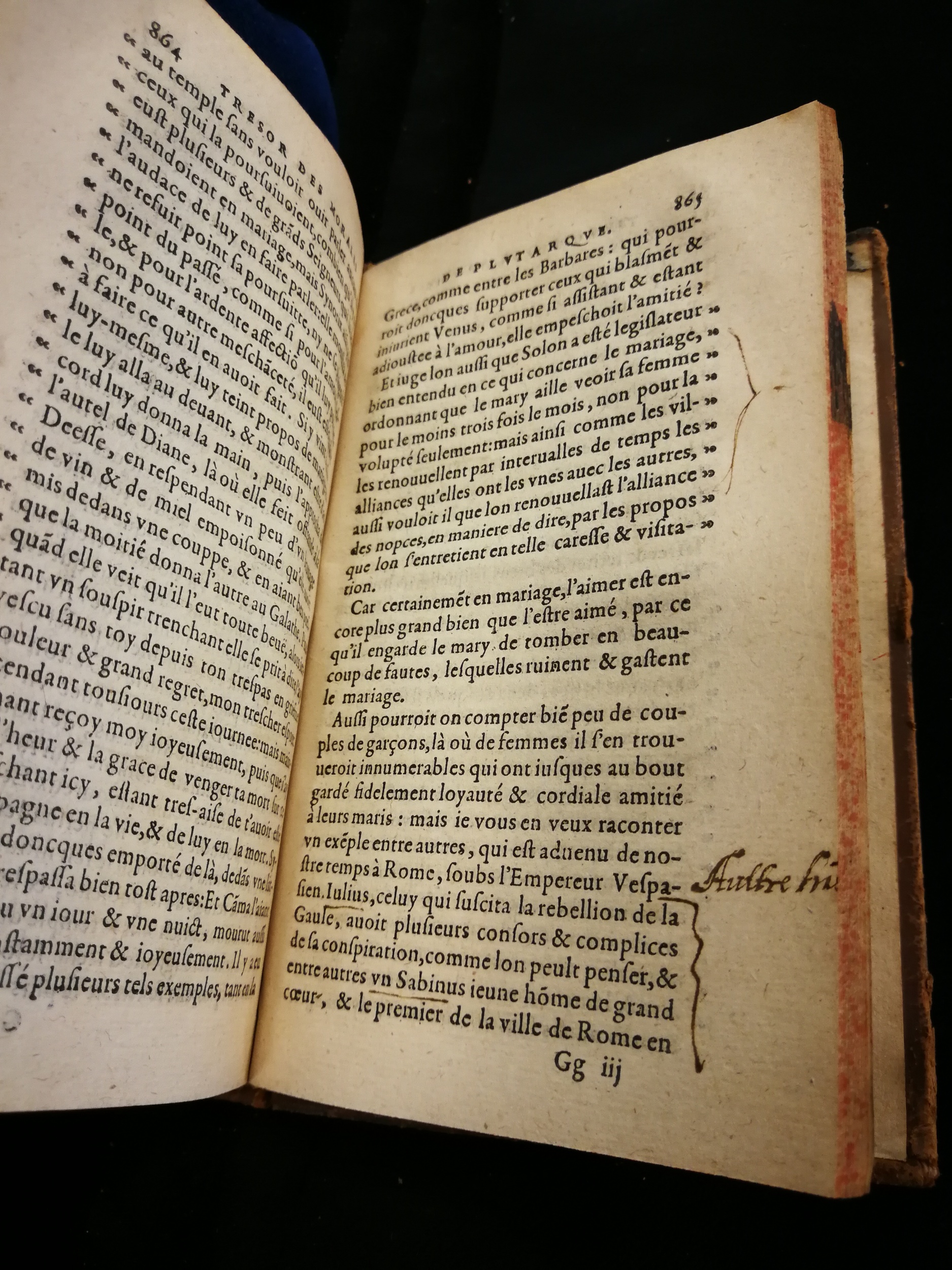 1577 - Jean Poupy - Trésor des morales de Plutarque - Les Méjanes, Aix-en-Provence 1577 - Jean Poupy - Trésor des morales de Plutarque - Les Méjanes, Aix-en-Provence