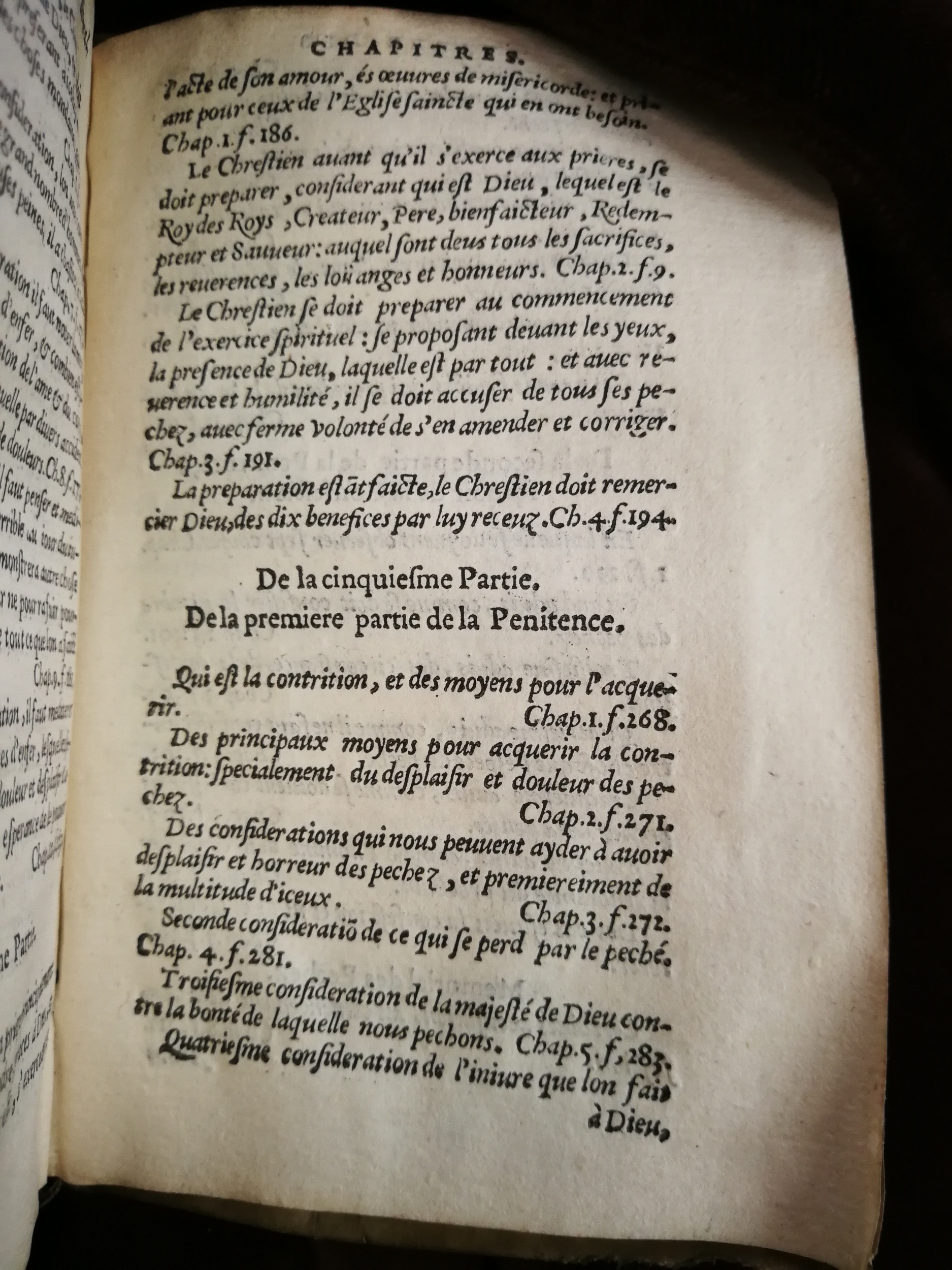 1596 - Balthazar Bellère - Trésor et abrégé de toutes les œuvres spirituelles du révérend Père F. Louis de Grenade - BU Lille