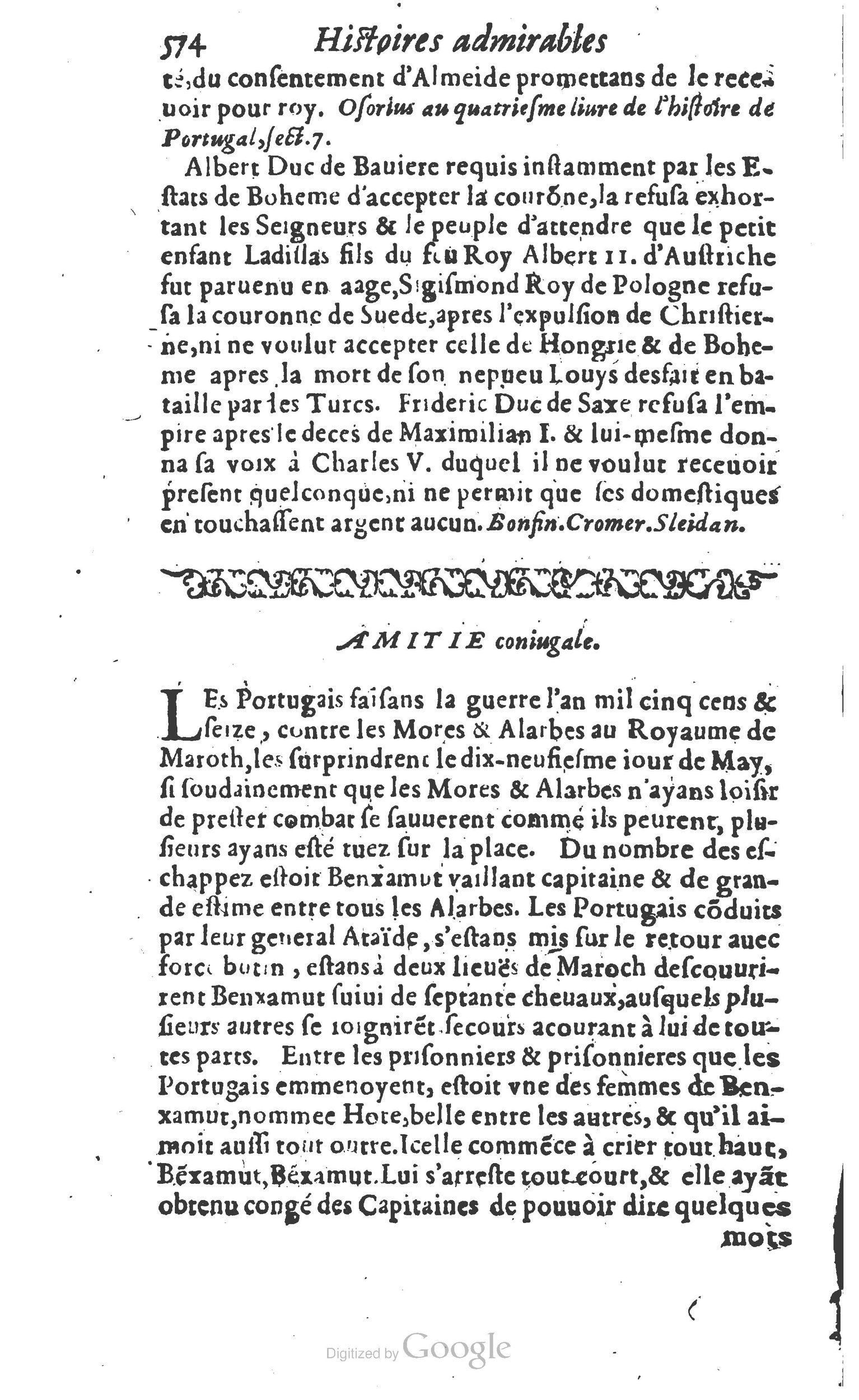 1610 - Paul Marceau - Trésor d’histoires admirables et mémorables - Princeton 1610 - Paul Marceau - Trésor d’histoires admirables et mémorables - Princeton