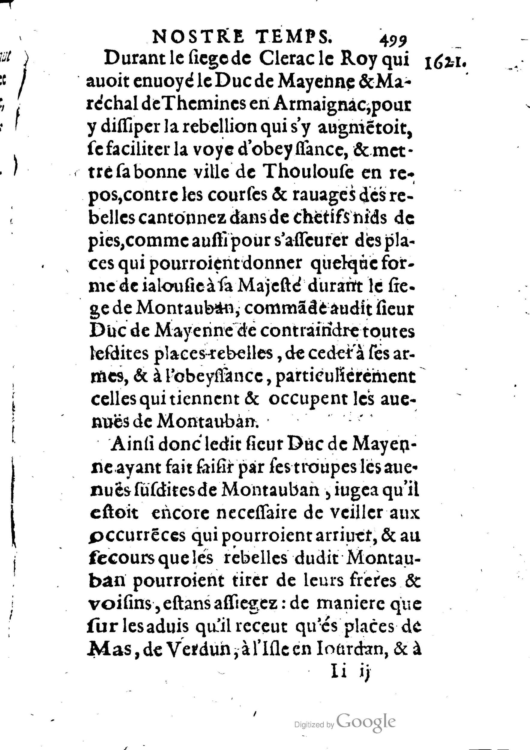 1623 - Joseph Bouillerot - Trésor de l’histoire générale de notre temps - BM Lyon