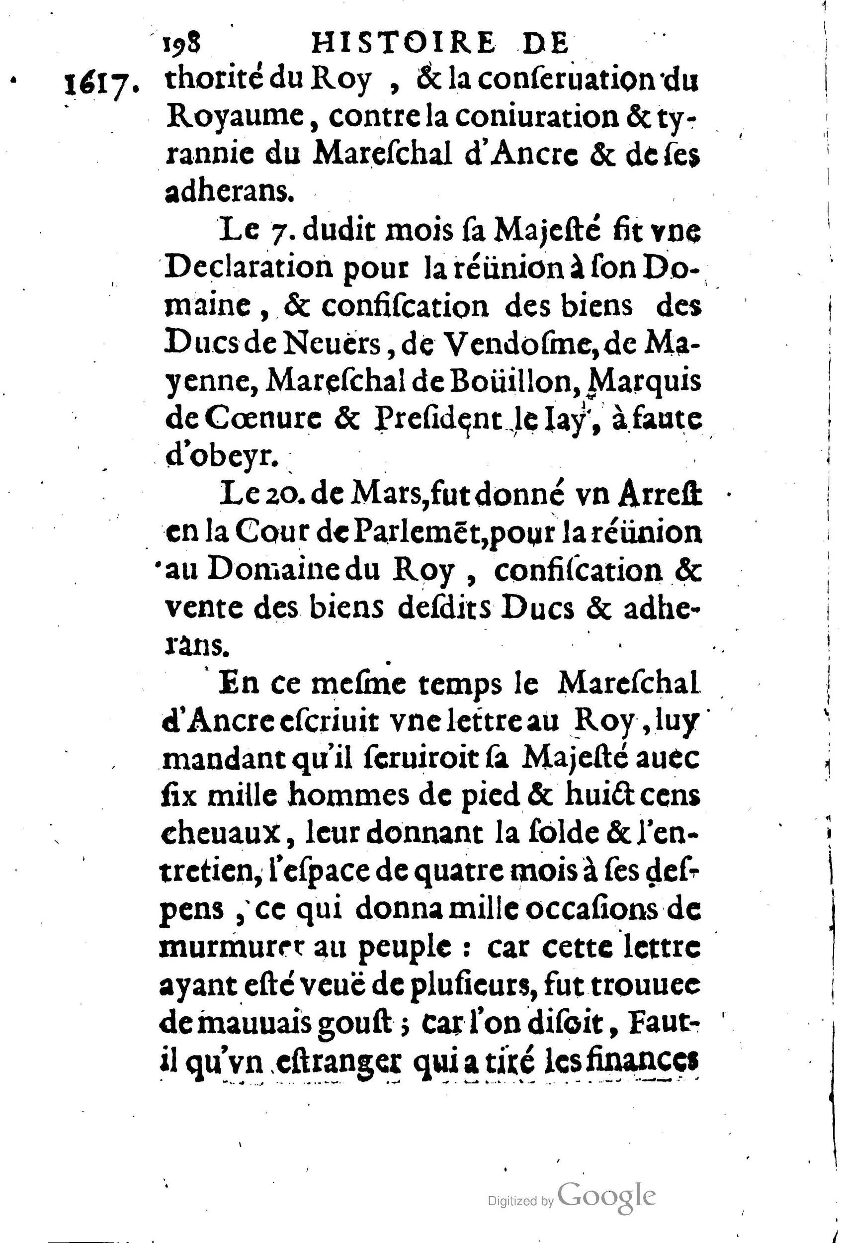 1623 - Joseph Bouillerot - Trésor de l’histoire générale de notre temps - BM Lyon