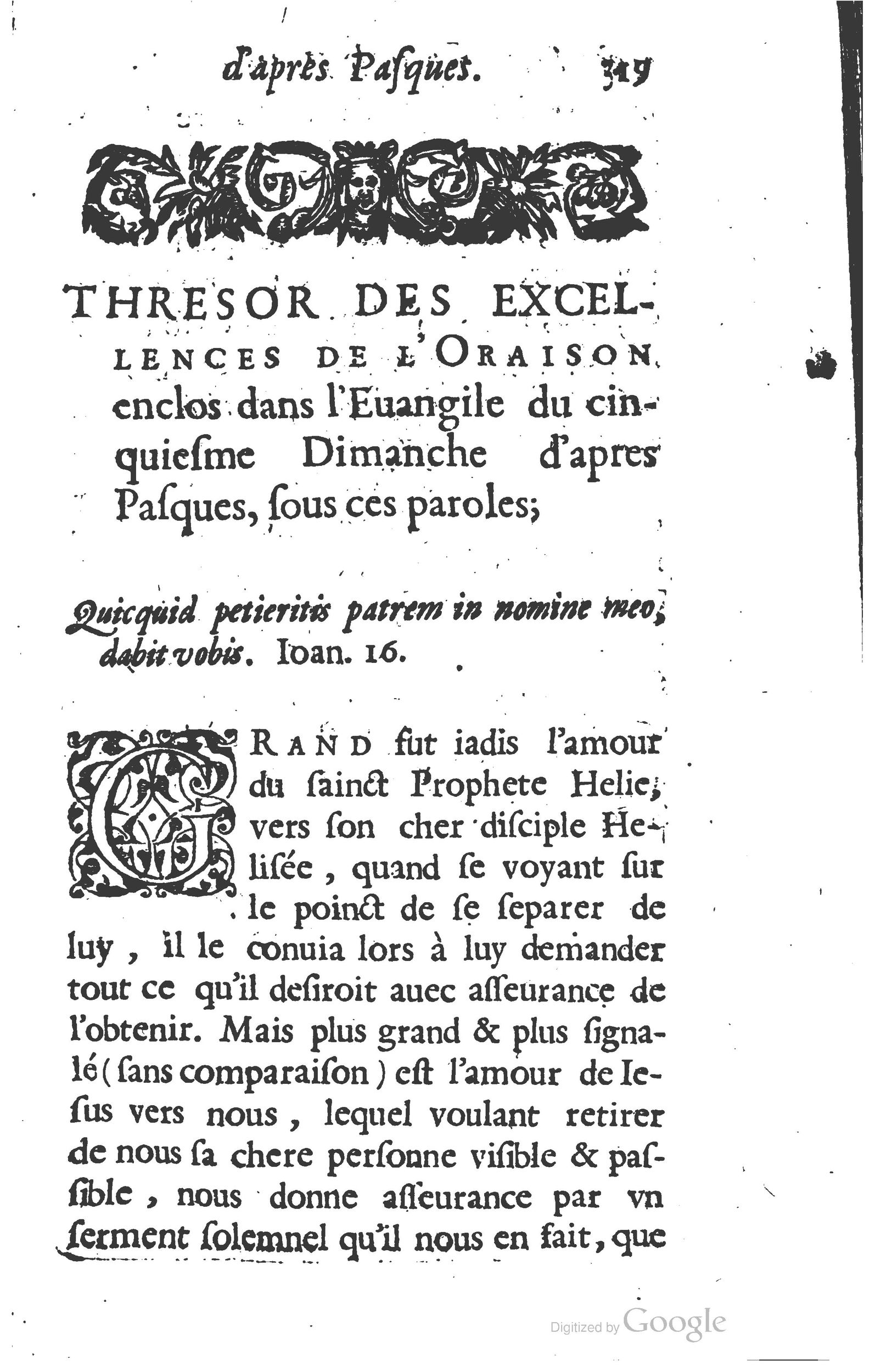 1629 - Manassés de Préaulx - Sermons ou Trésors de la piété chrétienne - BM Lyon
