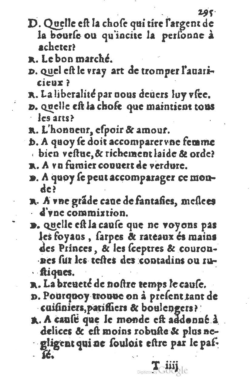 1581 - Nicolas Bonfons  - Trésor des sentences dorées - Princeton
