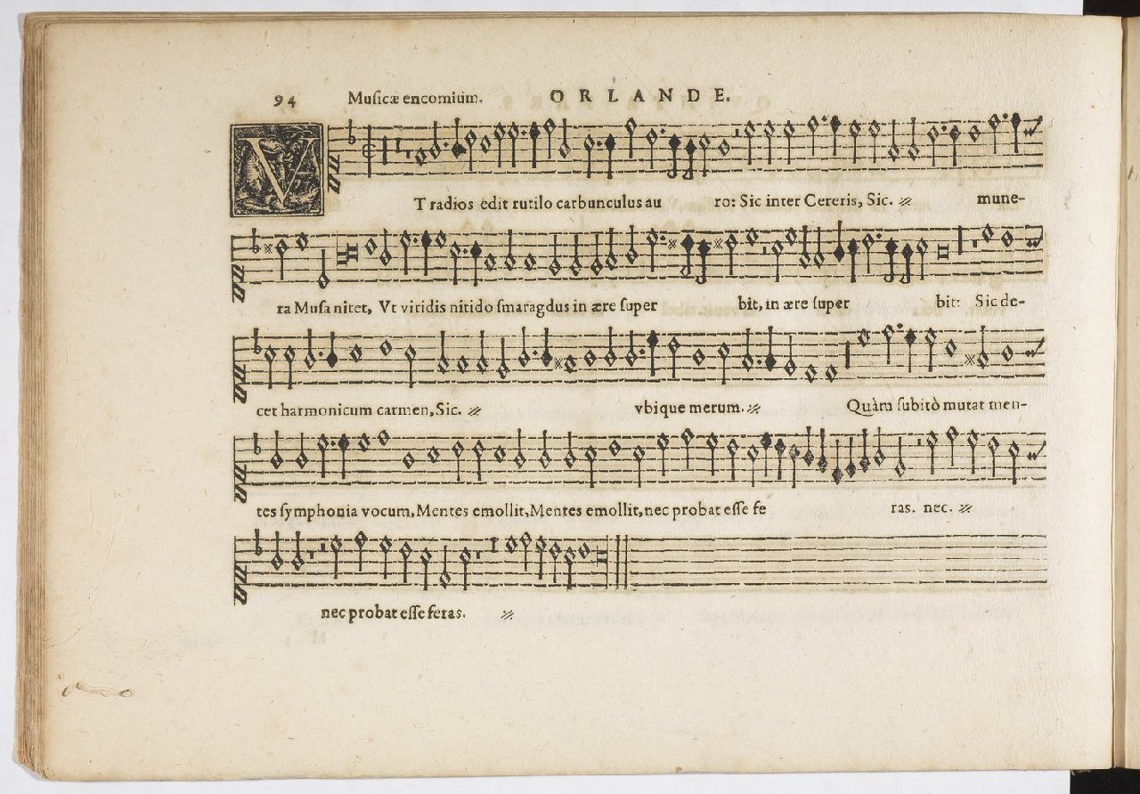 1594 - Paul Marceau - Trésor de musique d&#039;Orlande de Lassus, Superius, Bassus, Tenor, Quinta pars - BnF