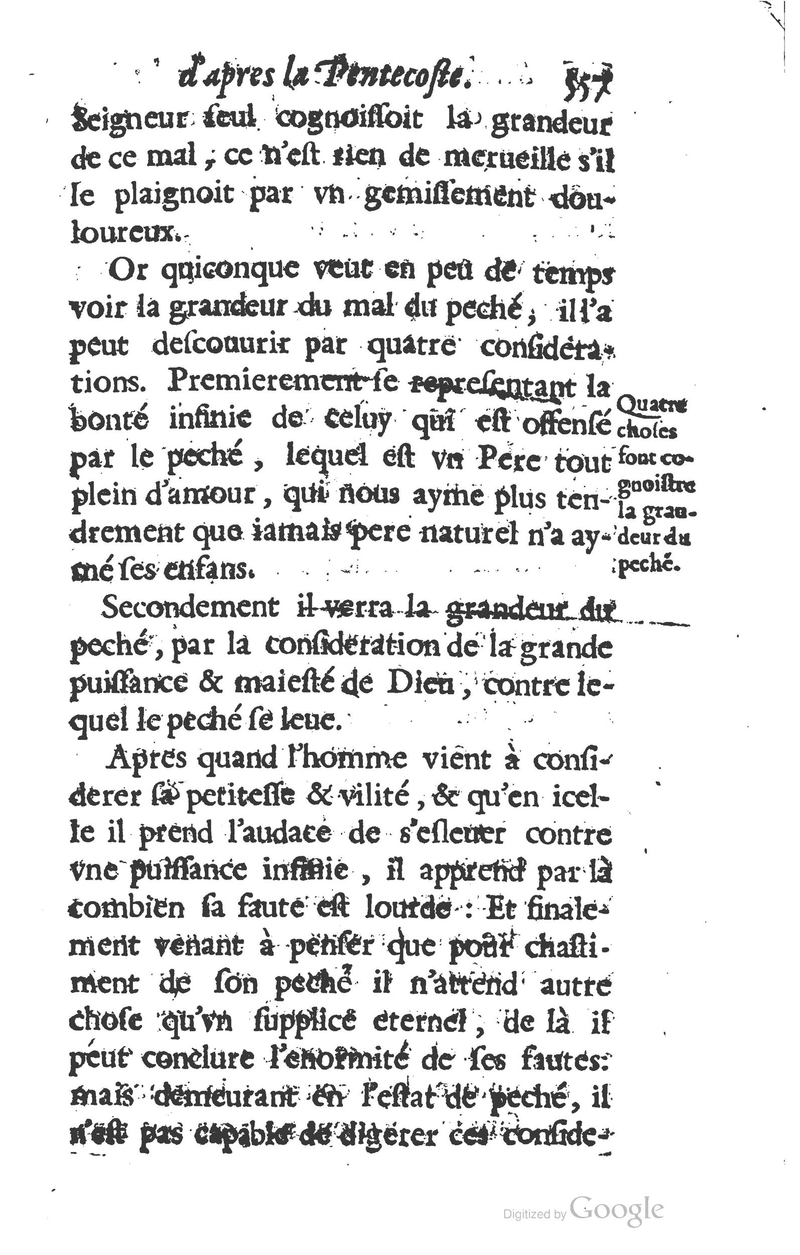1629 - Manassés de Préaulx - Sermons ou Trésors de la piété chrétienne - BM Lyon