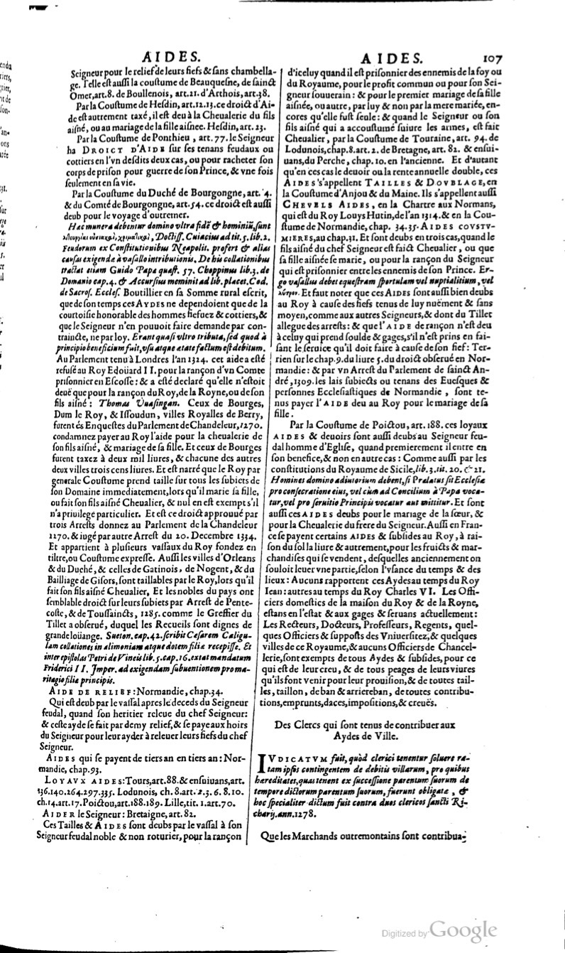 1629 - Veuve Nicolas Buon - Trésor du droit français (29620 T. 1) - BM Lyon