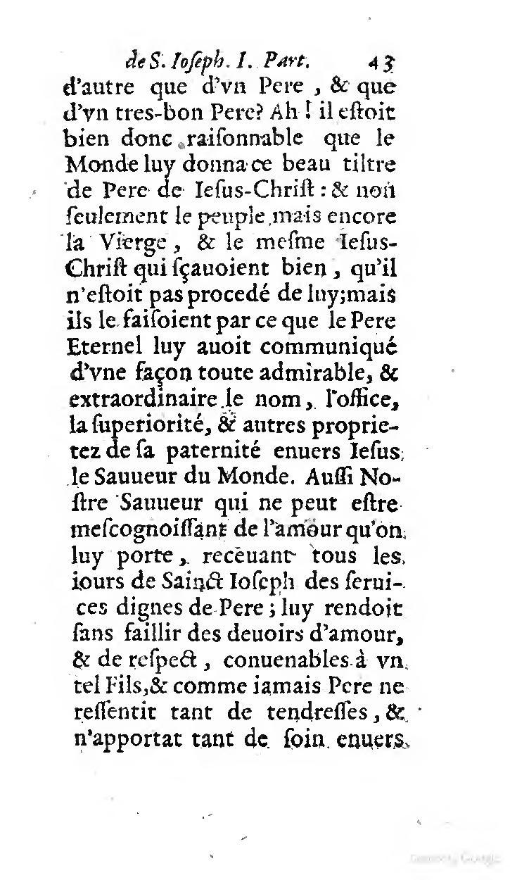 1646 - Jean Piot - Trésor inestimable de Saint-Joseph - BNC Rome