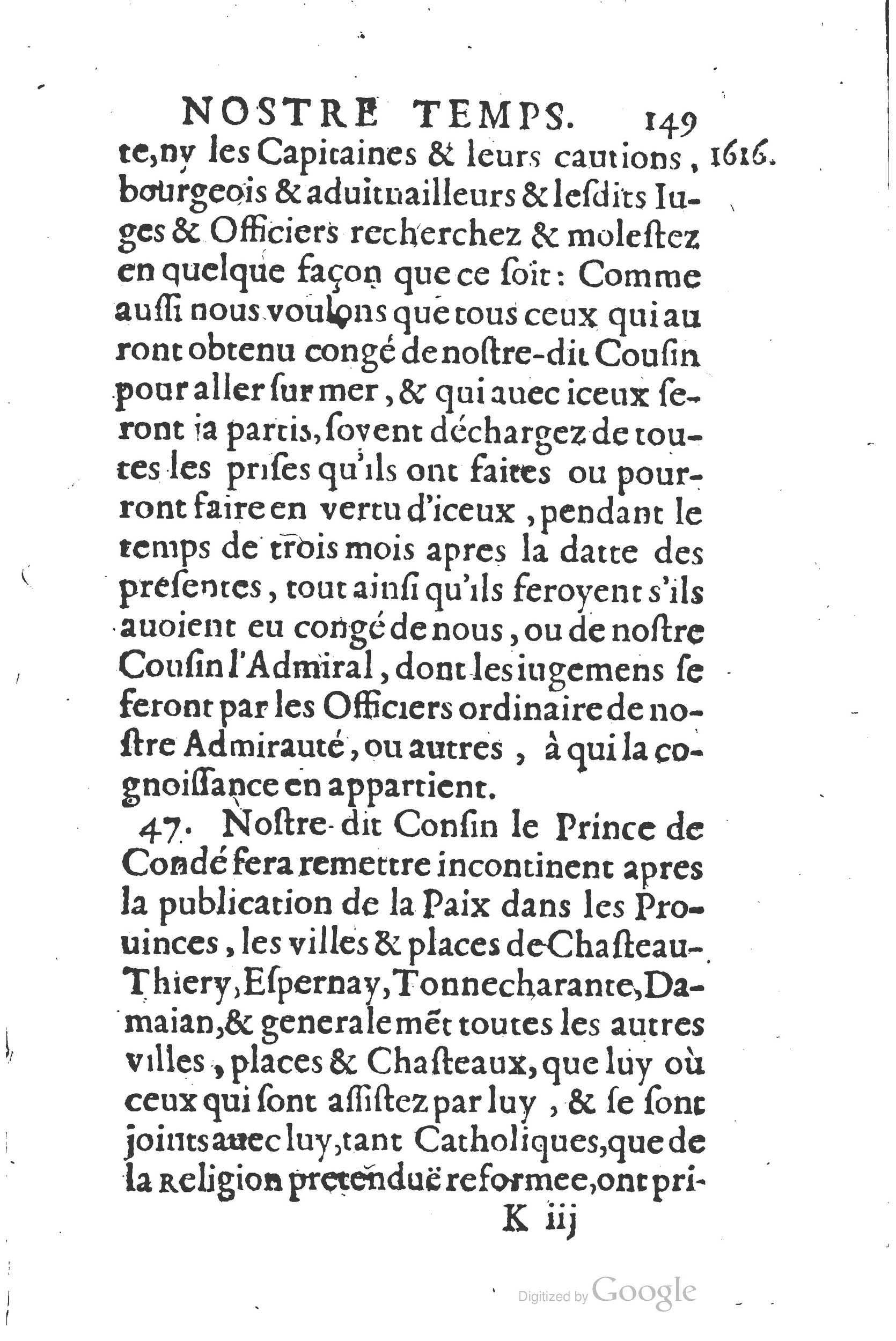1626 - Joseph Bouillerot - Trésor de l’histoire générale de notre temps - BSB Munich
