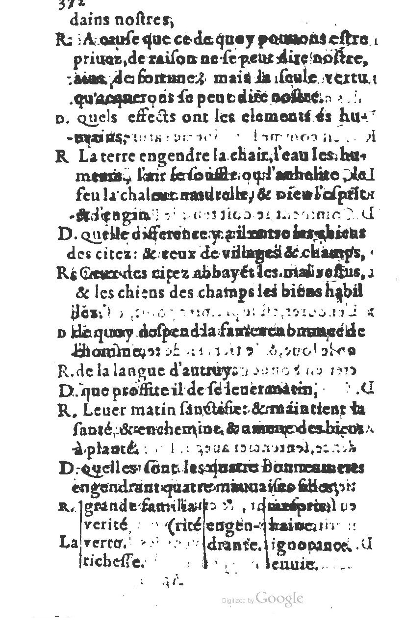 1581 - Nicolas Bonfons  - Trésor des sentences dorées - Princeton