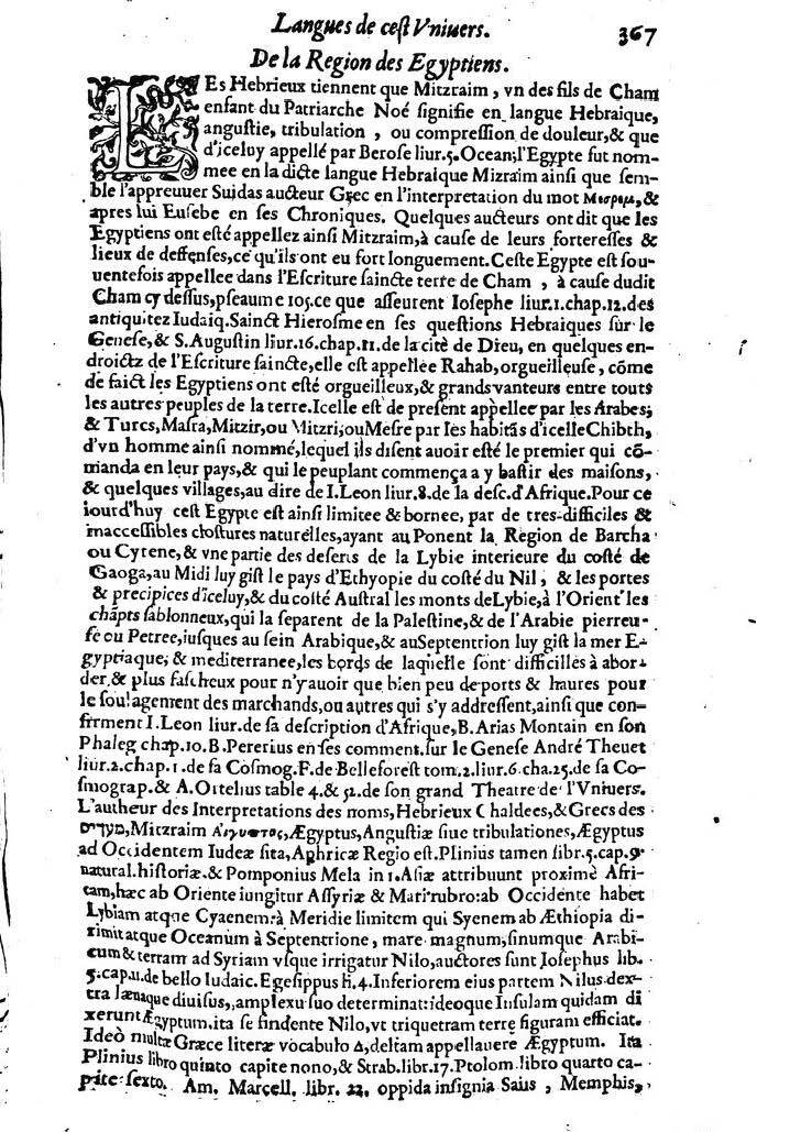 1613 - Matthieu Berjon - Trésor de l’histoire des langues de cet univers - BM Lyon