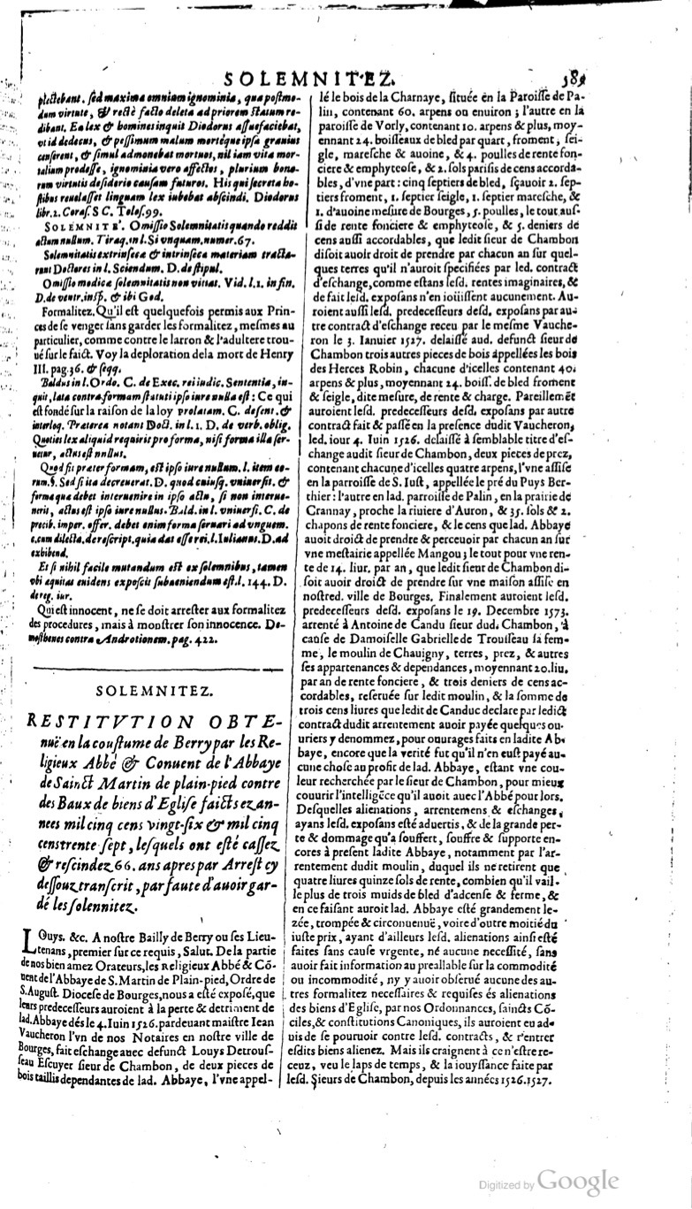 1629 - Veuve Nicolas Buon - Trésor du droit français (21754 T. 3) - BM Lyon