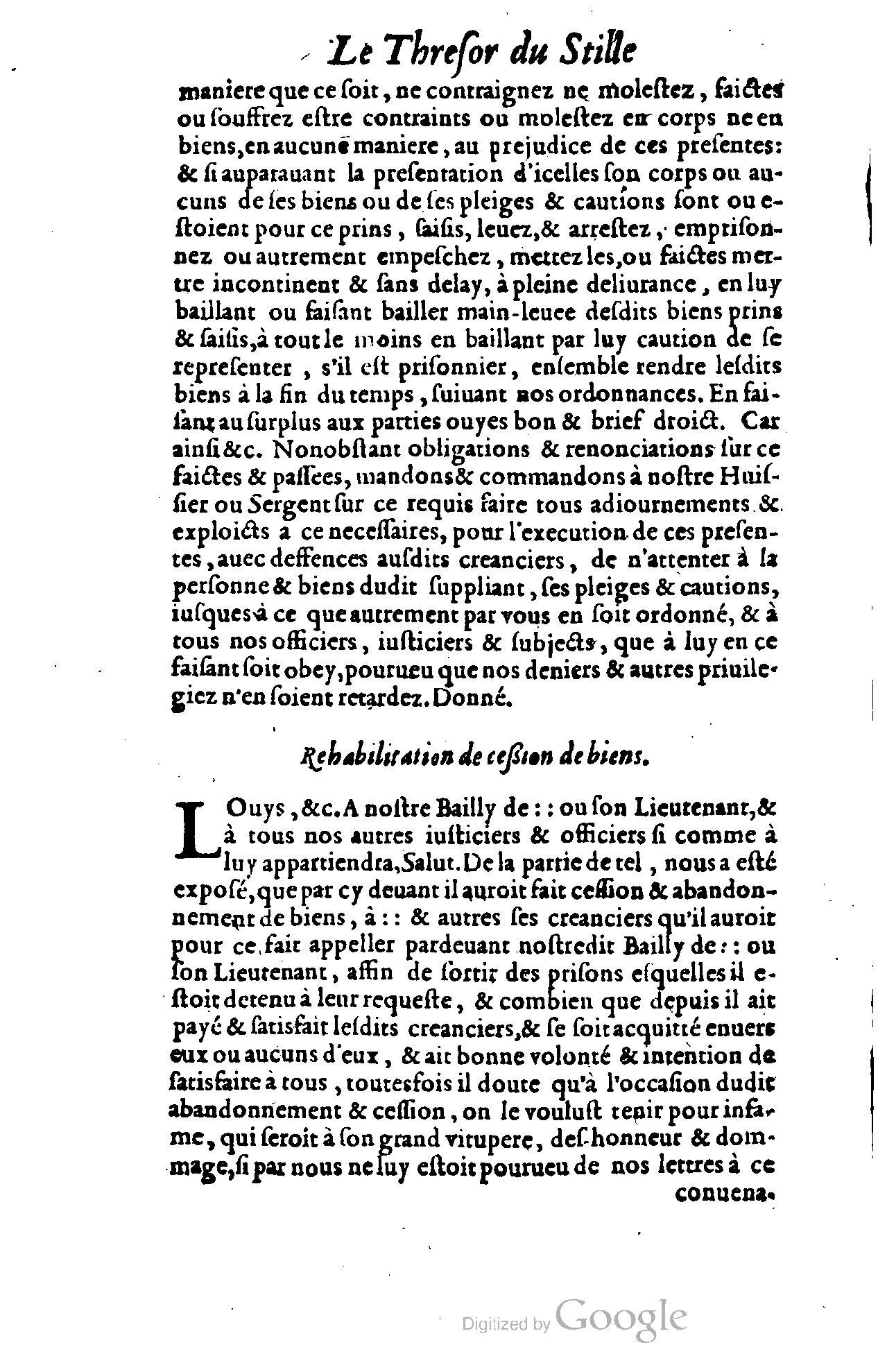 1614 - Jean Richer - Trésor du nouveau style et protocole de la chancellerie de France - BSB Munich