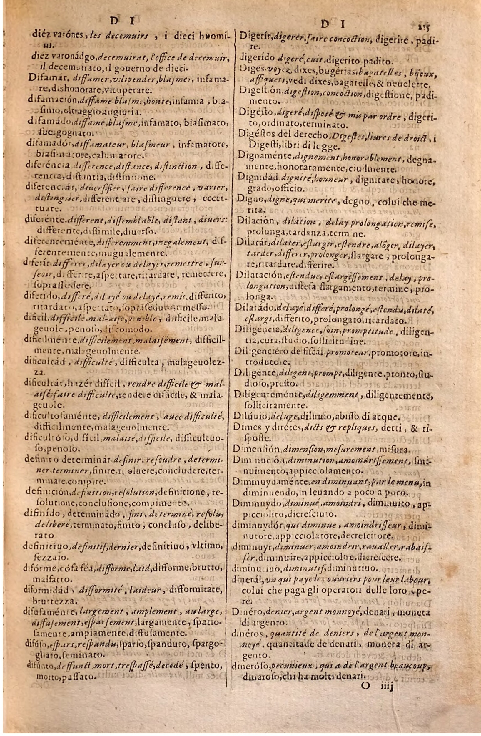 1627 - Jacques Crespin - Trésor des trois langues - Regensburg
