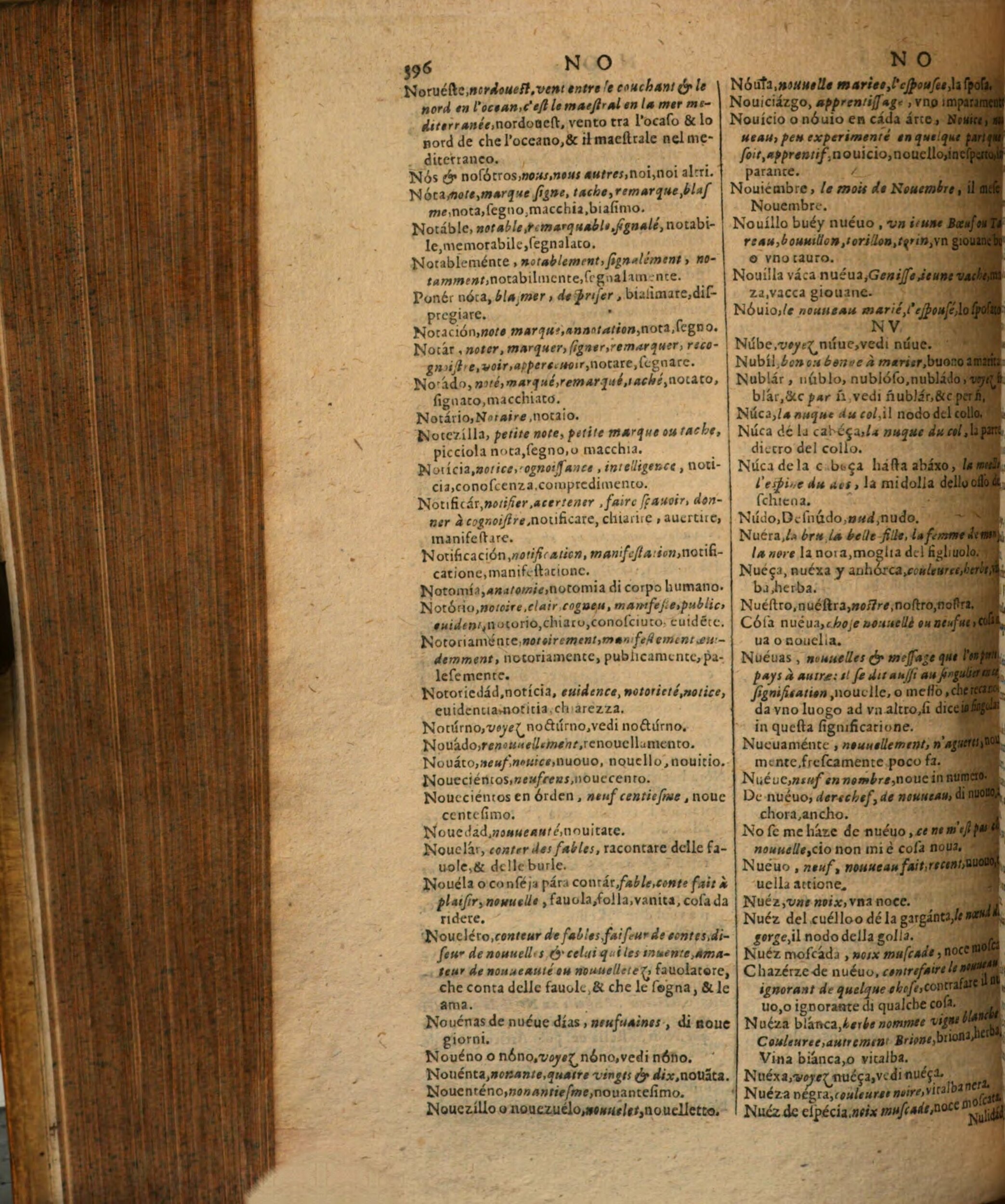 1617 - Samuel Crespin - Trésor des trois langues espagnole, française et italienne (Première partie) - Regensburg 1617 - Samuel Crespin - Trésor des trois langues espagnole, française et italienne (Première partie) - Regensburg